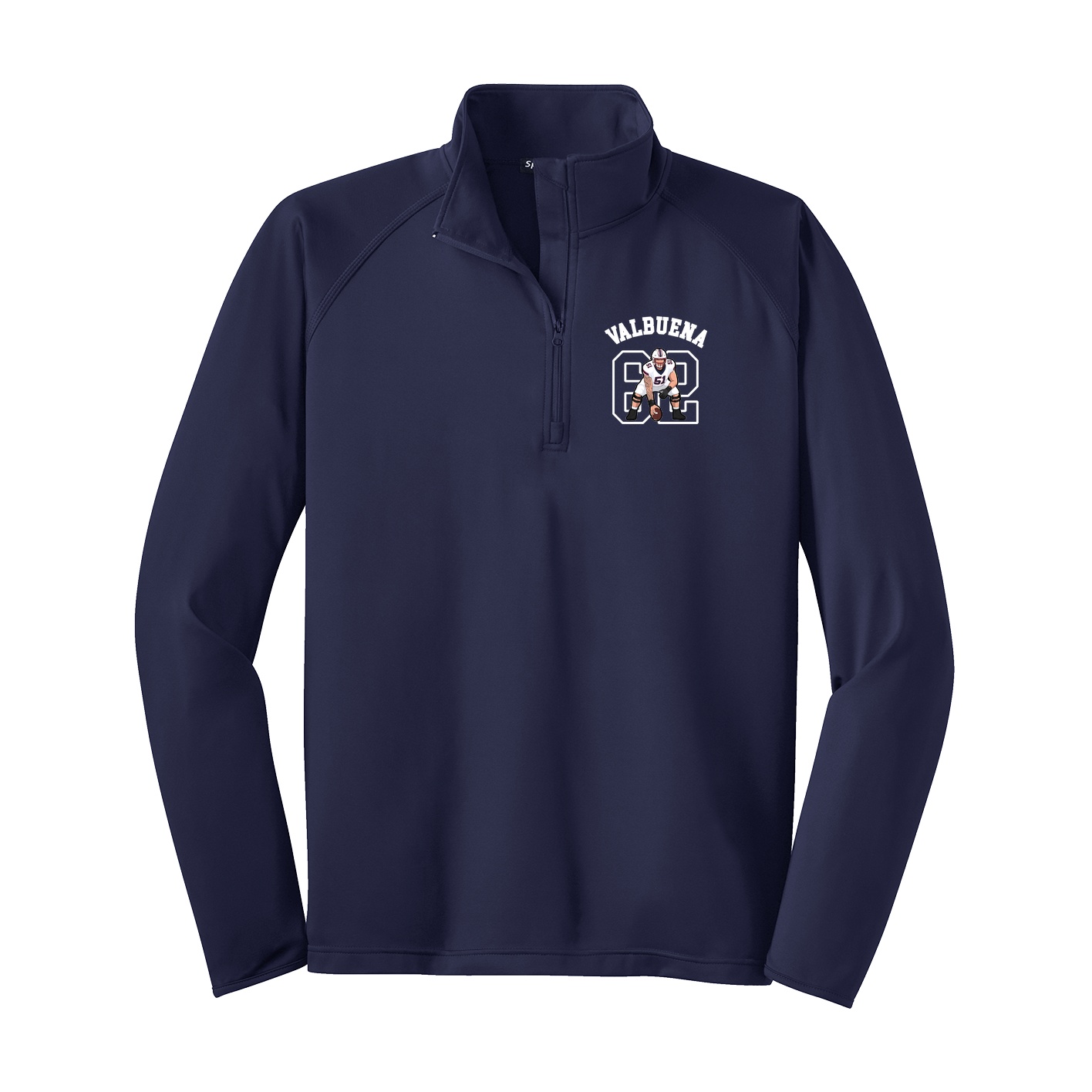 Q-Zip Pullover — Shirsey Arch in Navy