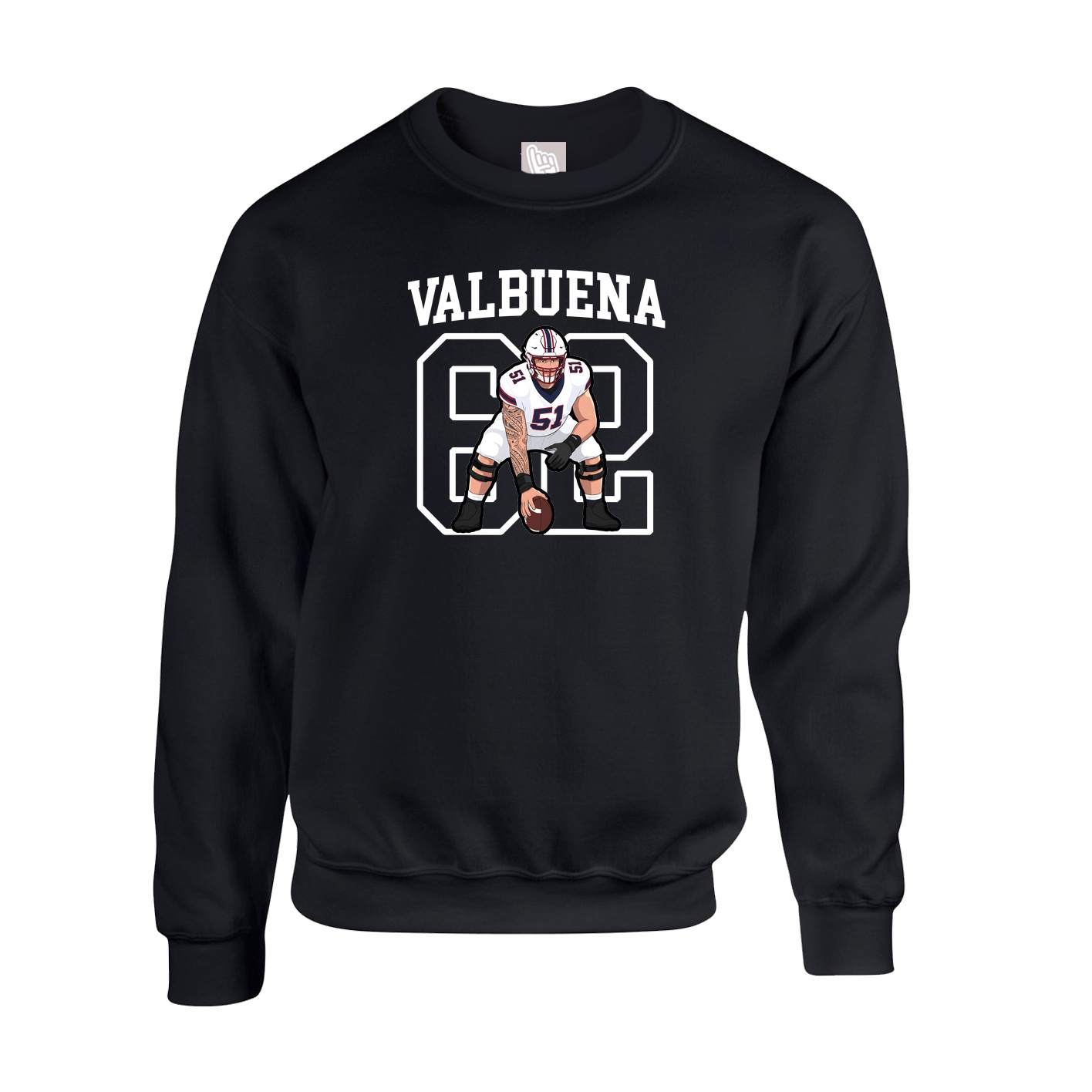 Fleece Crew — Shirsey in Black