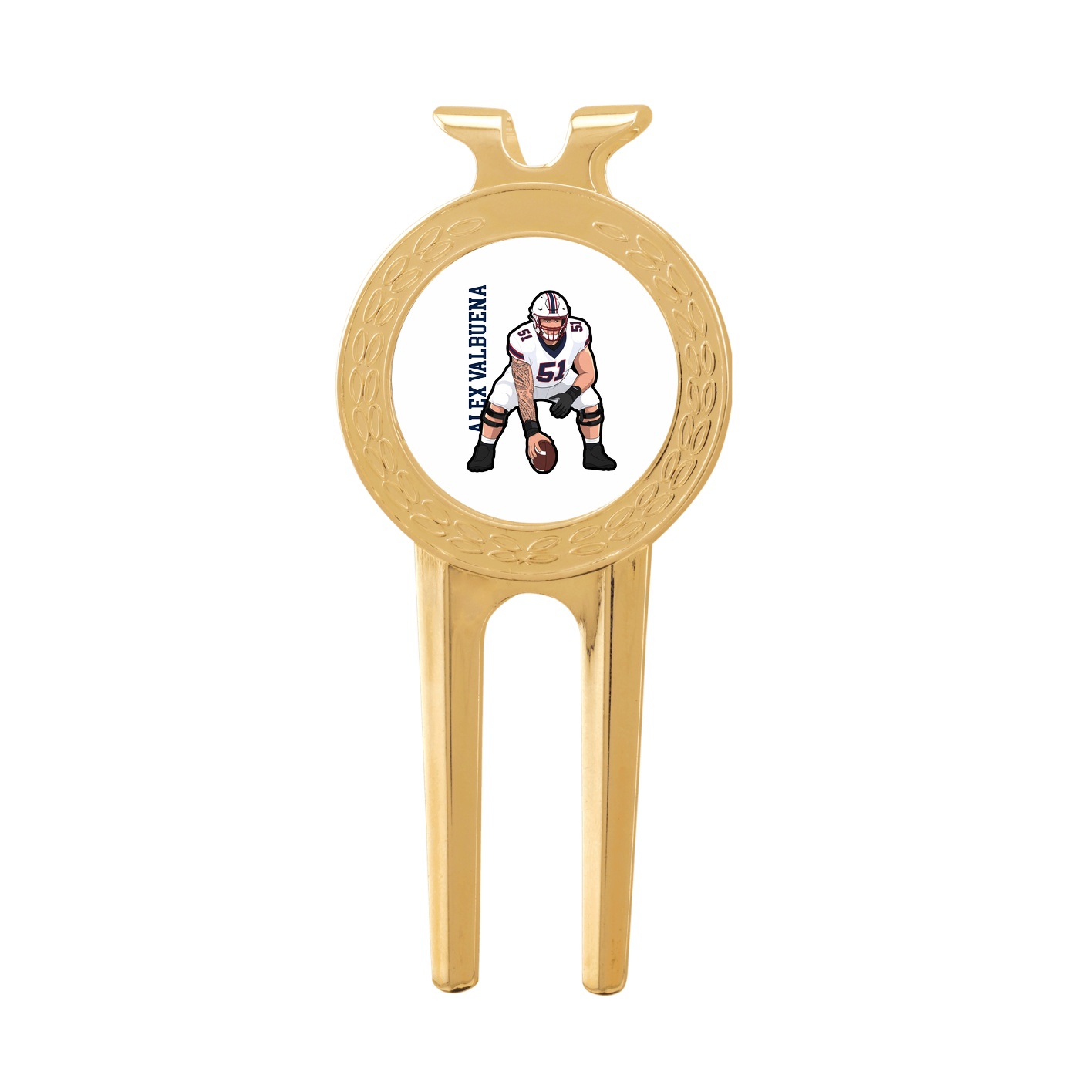 Divot Tool with Ball Marker — Name Vertical in Classic