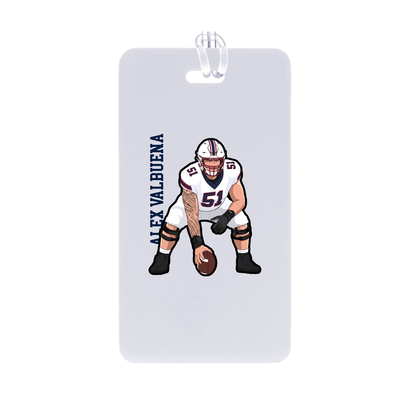 Bag Tag — Name Vertical in Classic