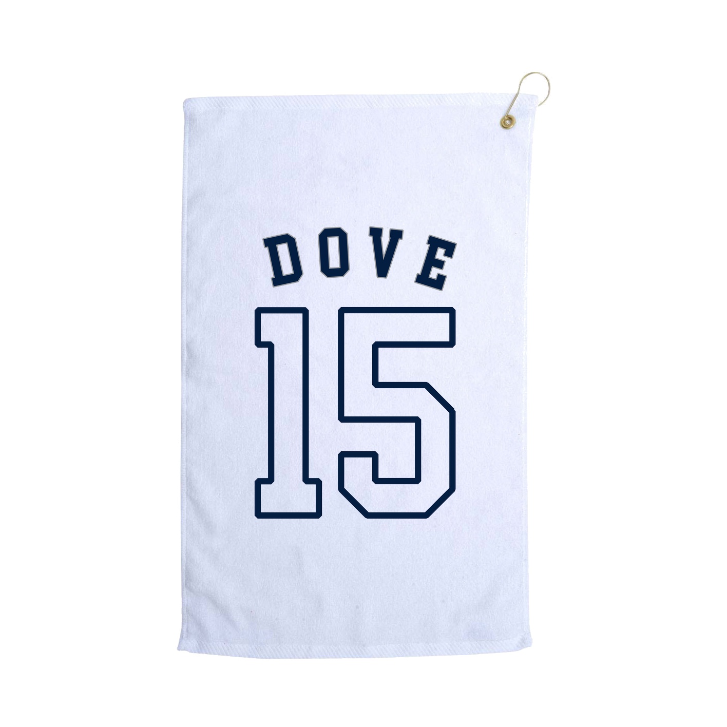 Golf Towel — Shirsey Arch in White