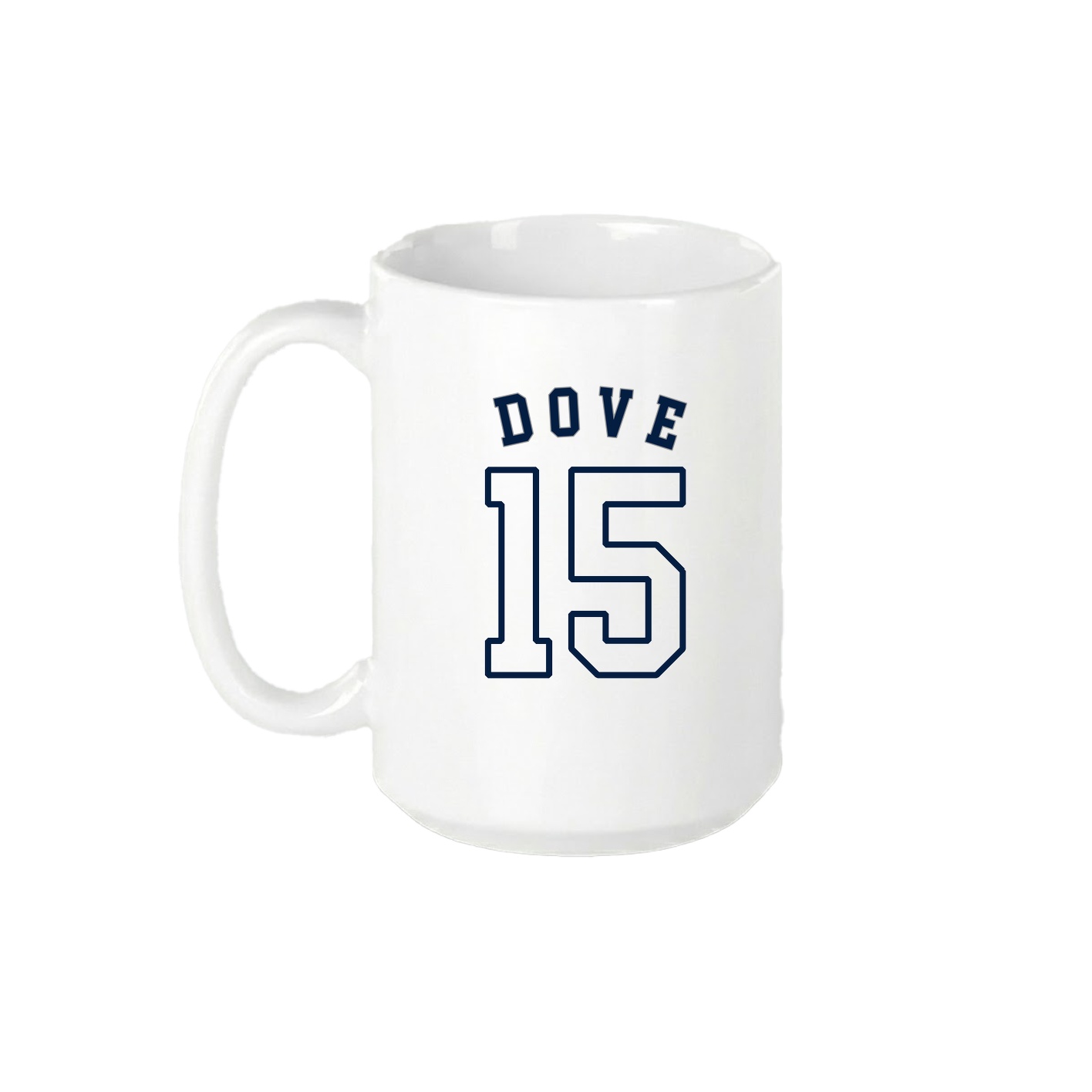15oz Coffee Mug — Shirsey Arch in White