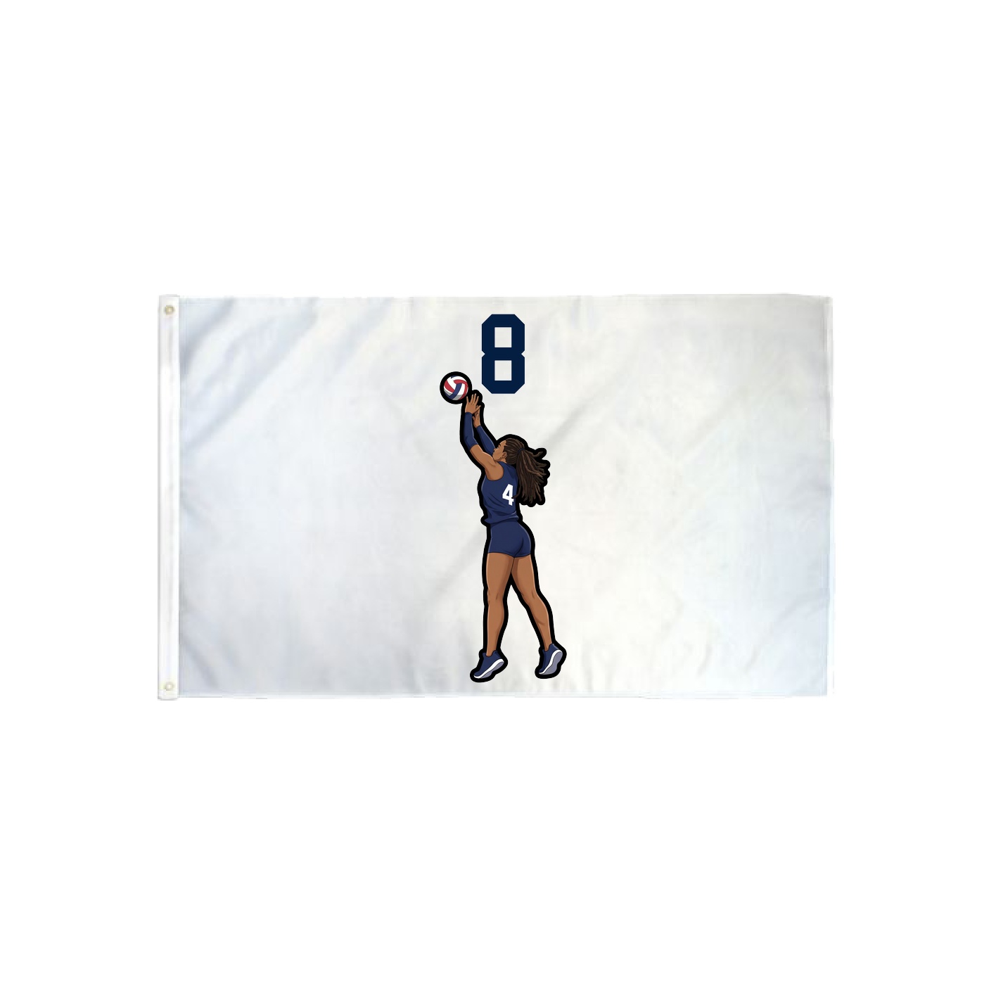 3x5 Flag — Number Top in Classic