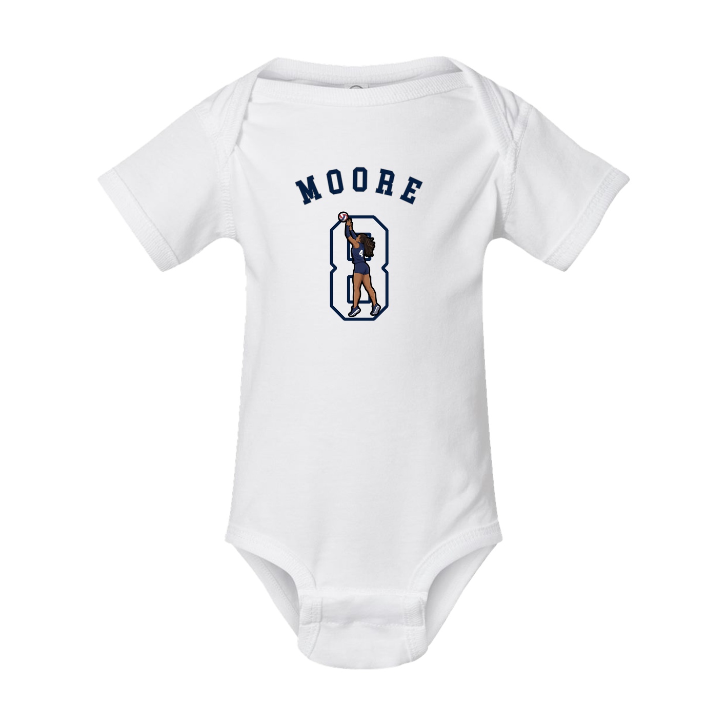 Baby Onesie — Shirsey Arch in White