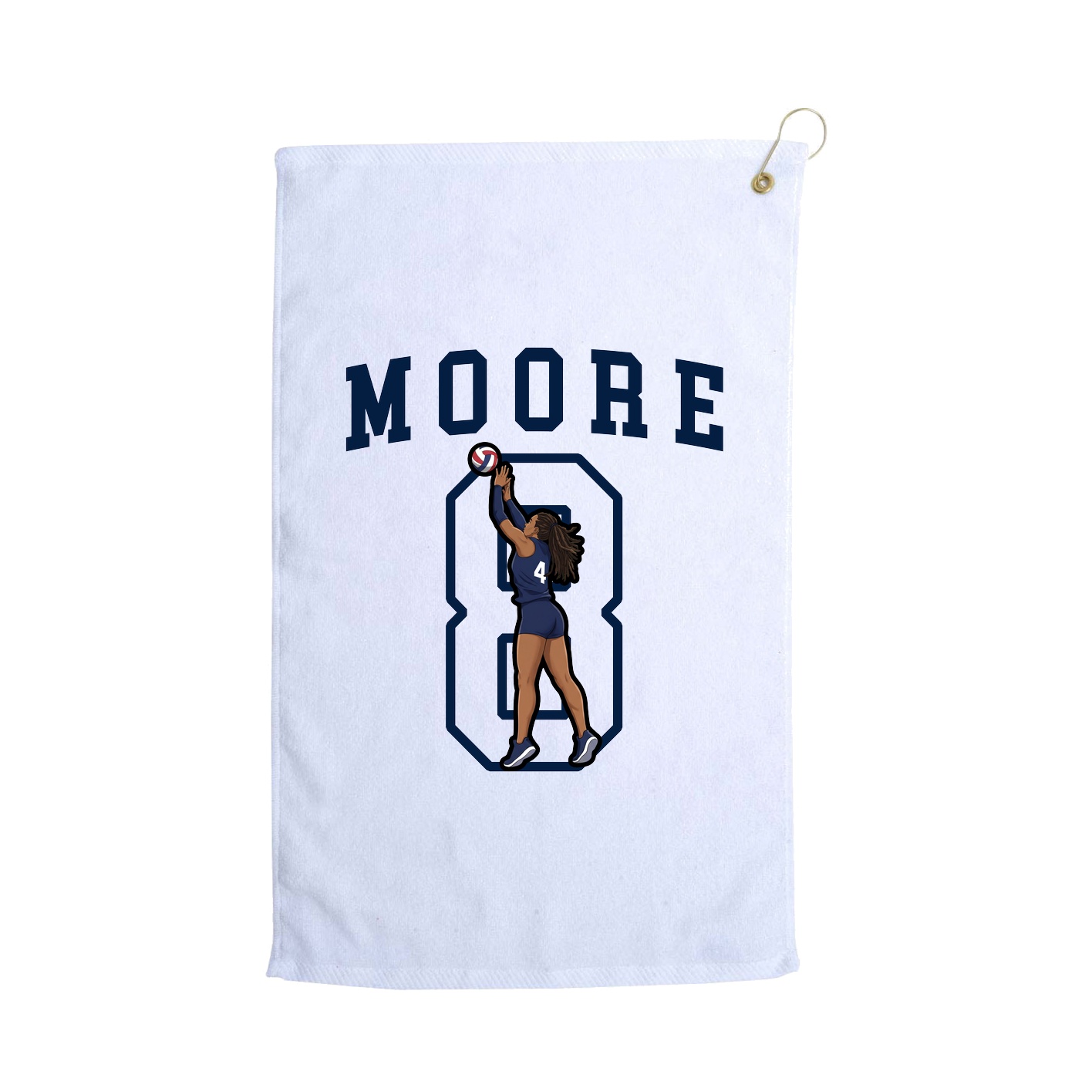 Golf Towel — Shirsey in White