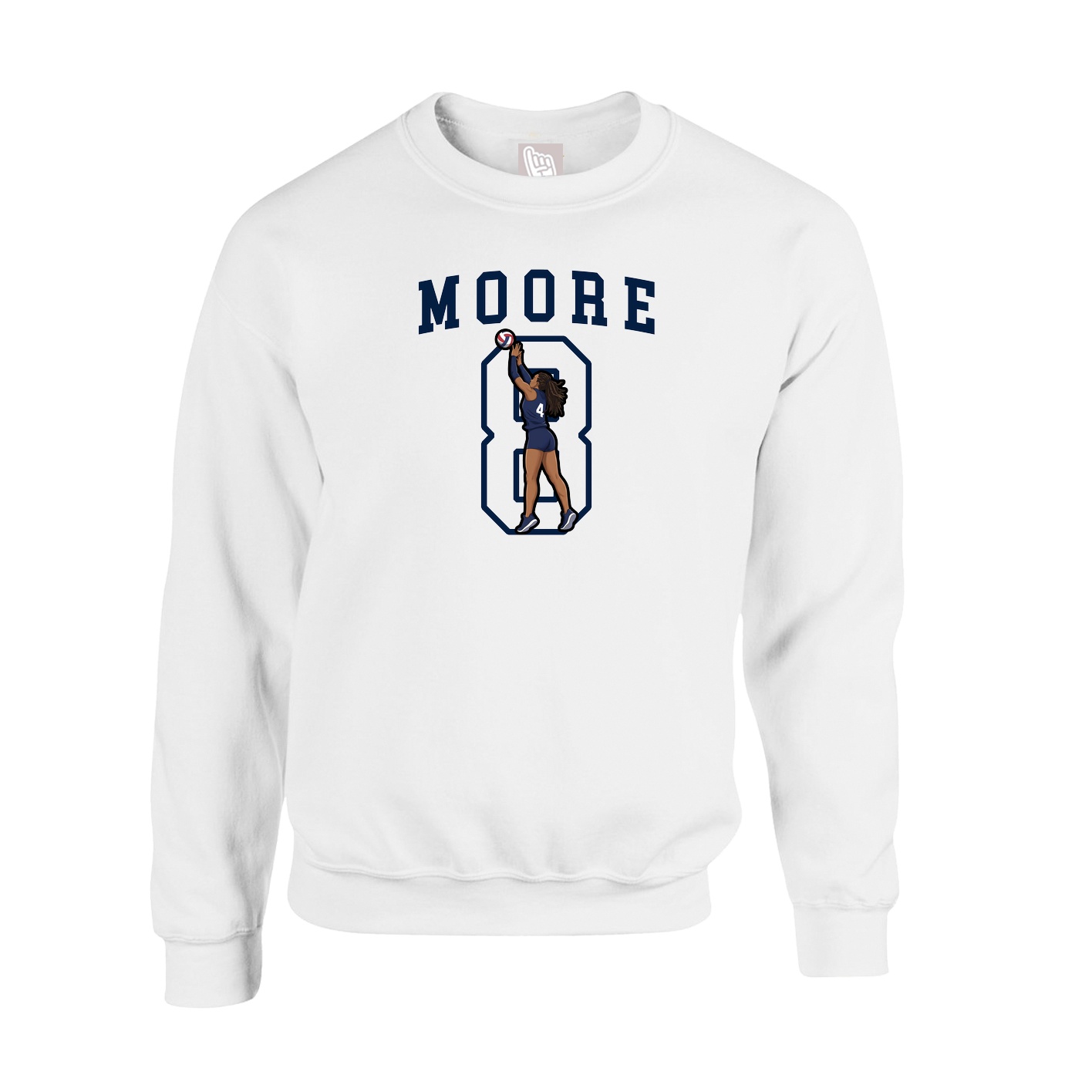 Fleece Crew — Shirsey in White