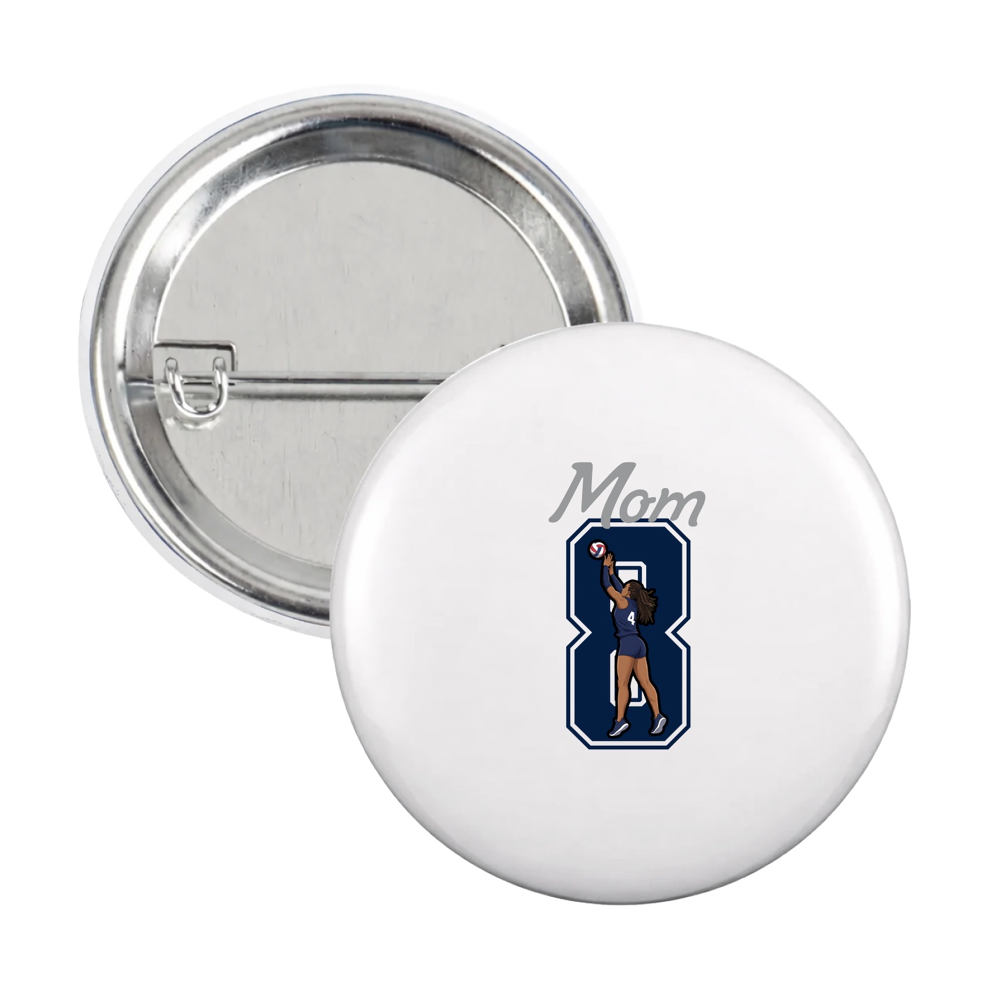 Game Day Button — Mothers Day Shirsey in White