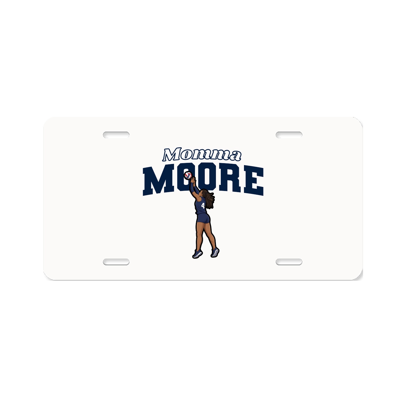 License Plate — Mothers Day Block in Classic
