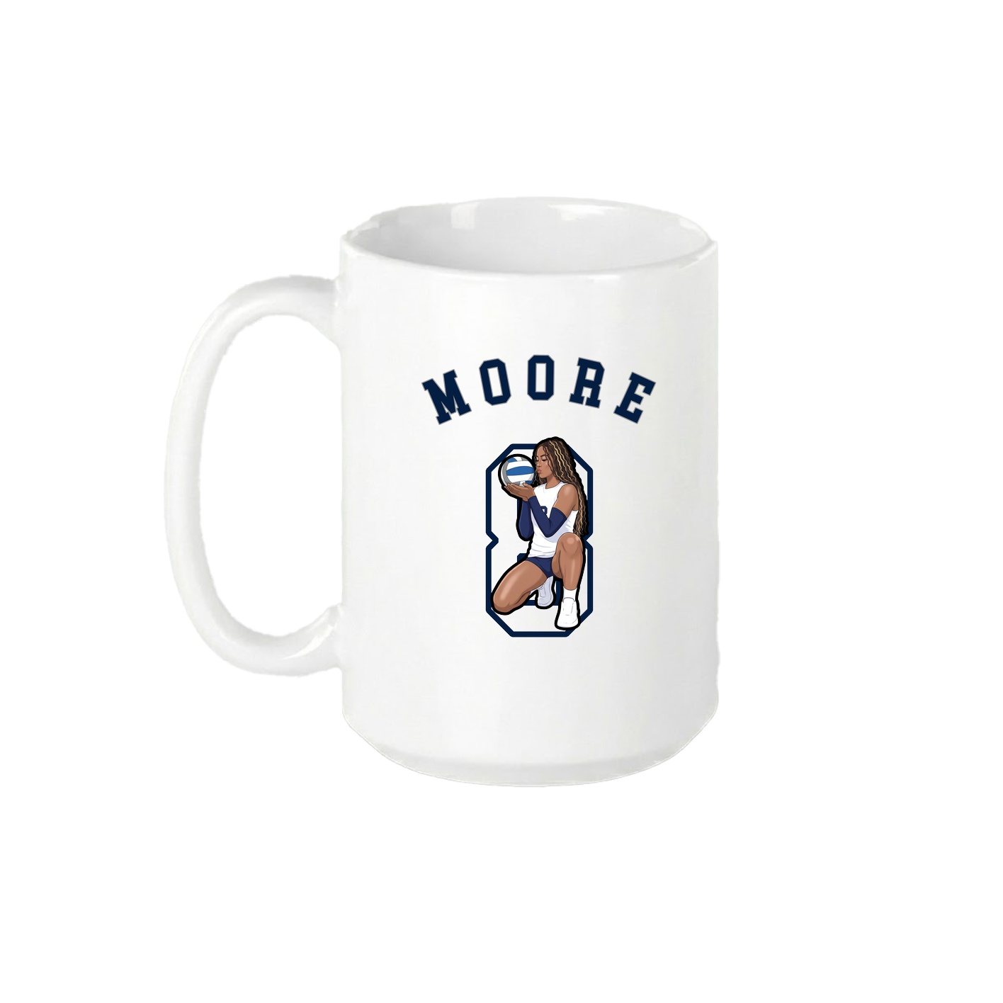 15oz Coffee Mug — Shirsey Arch in White