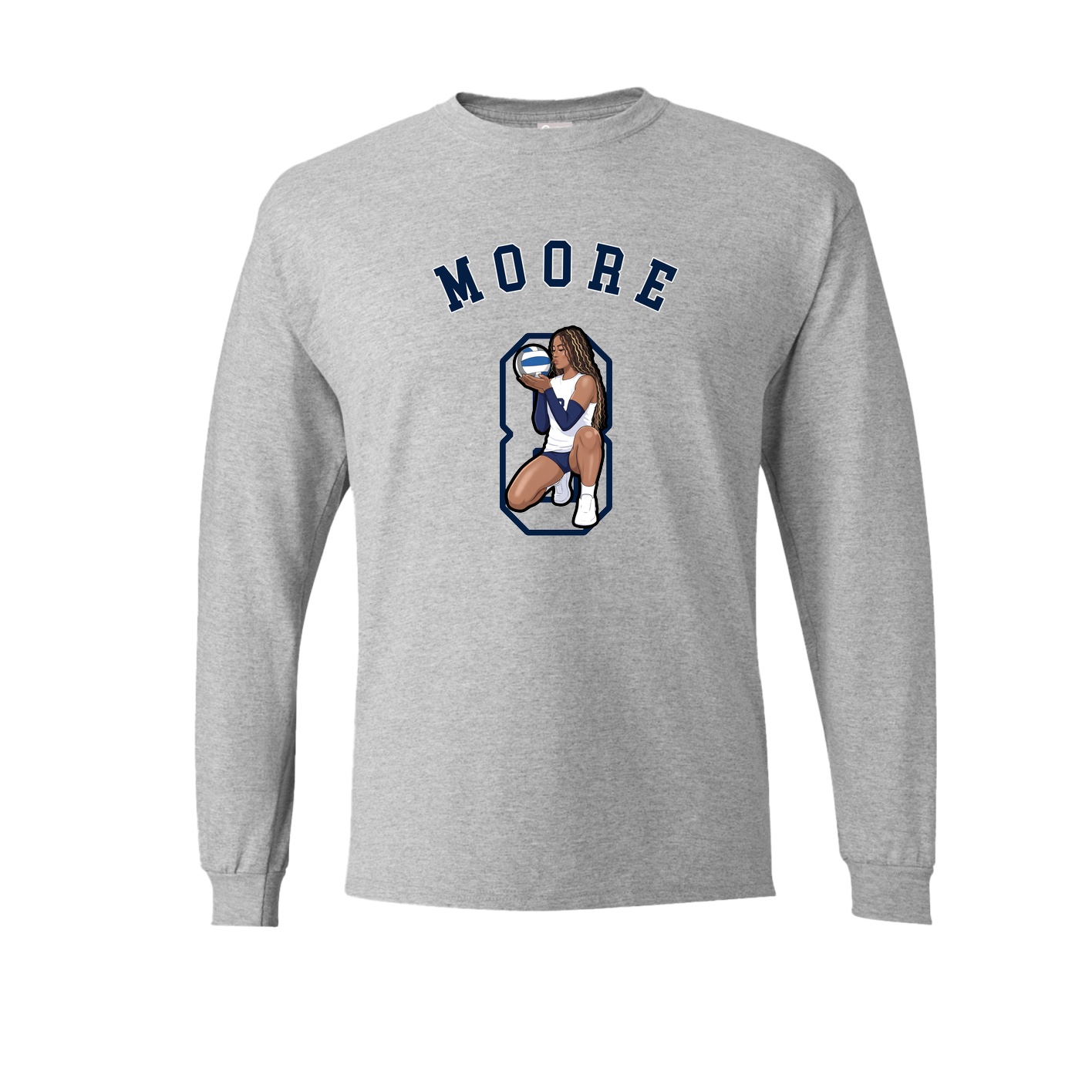 Long Sleeve Tee — Shirsey Arch in Grey