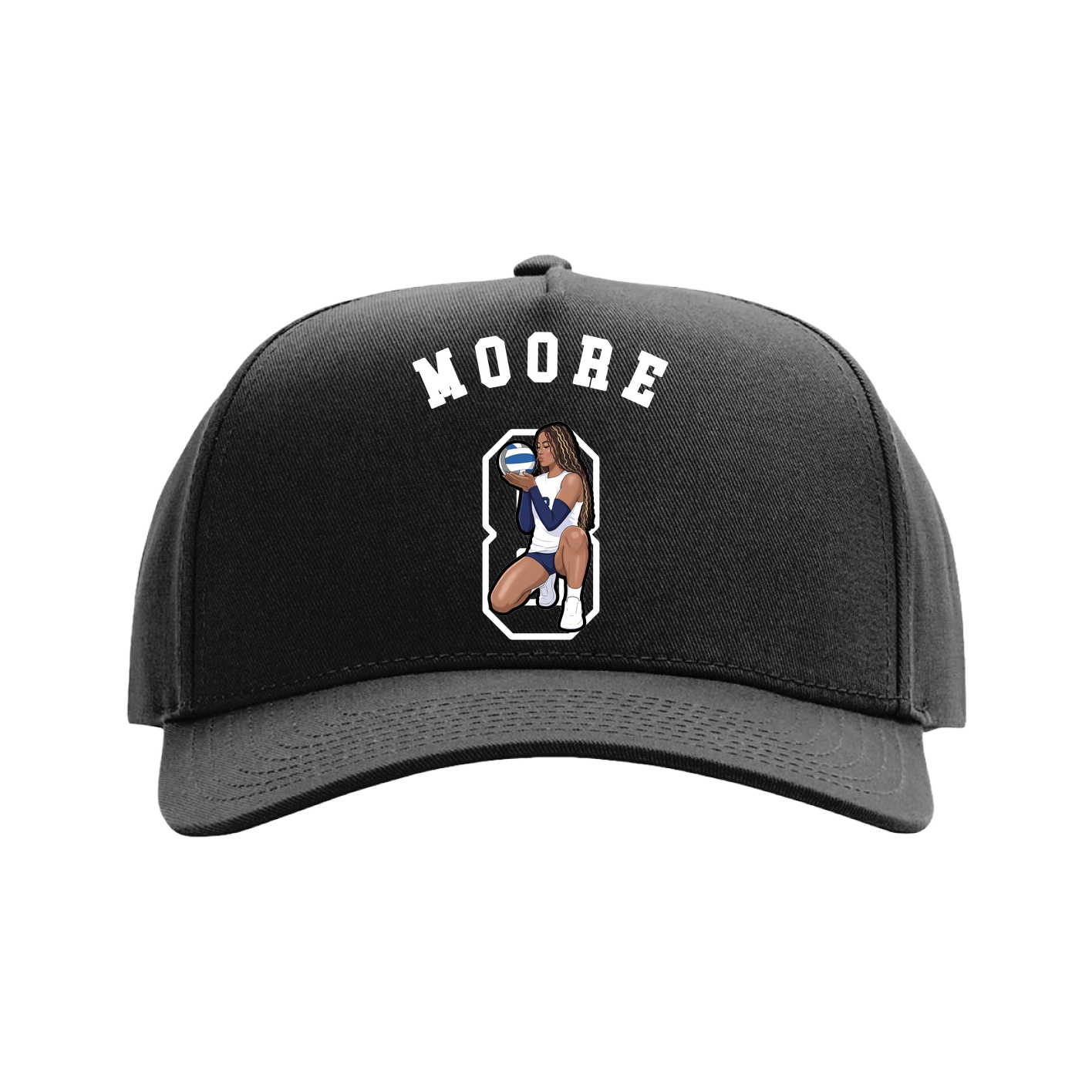 Full Fabric Five-Panel Champ Cap