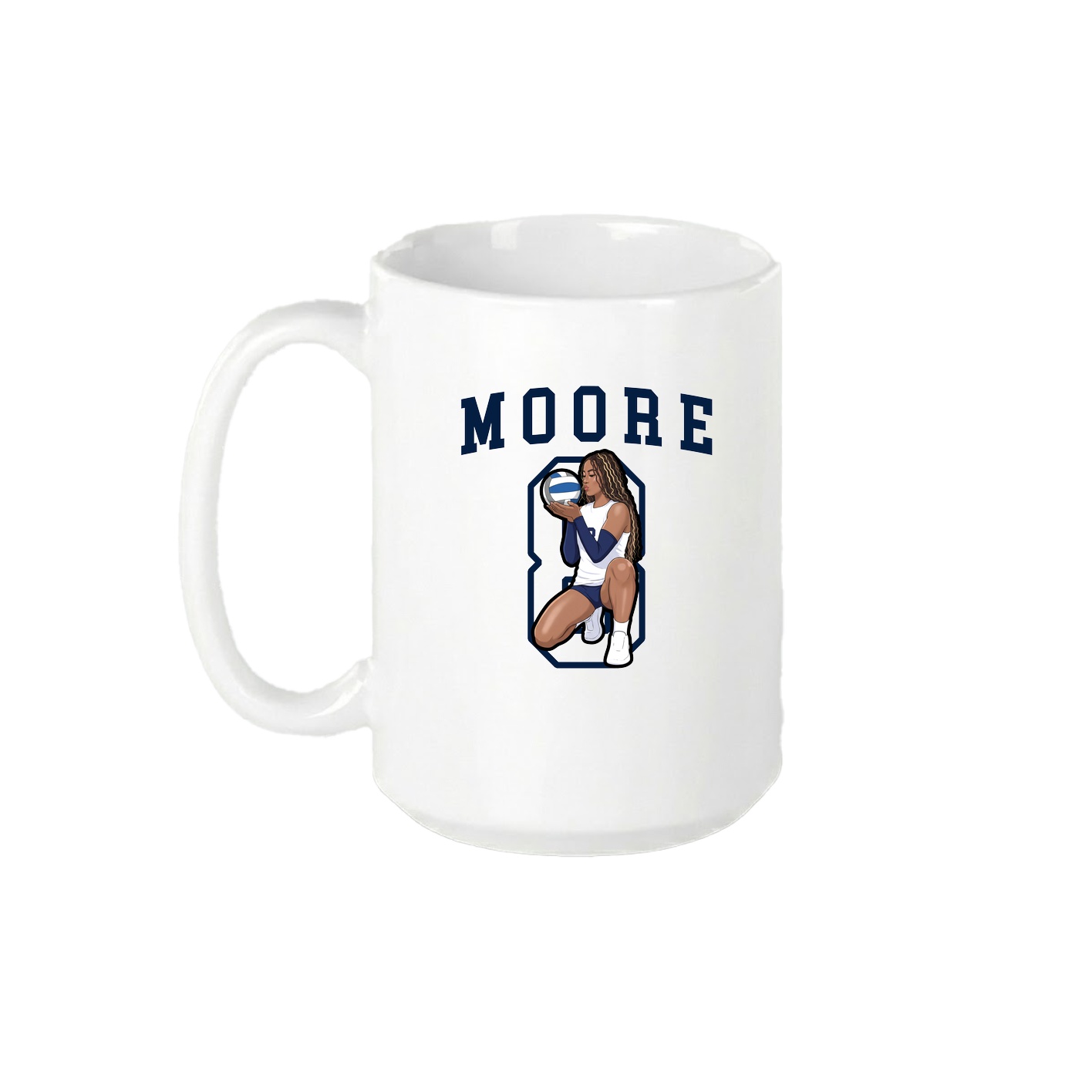 15oz Coffee Mug — Shirsey in White