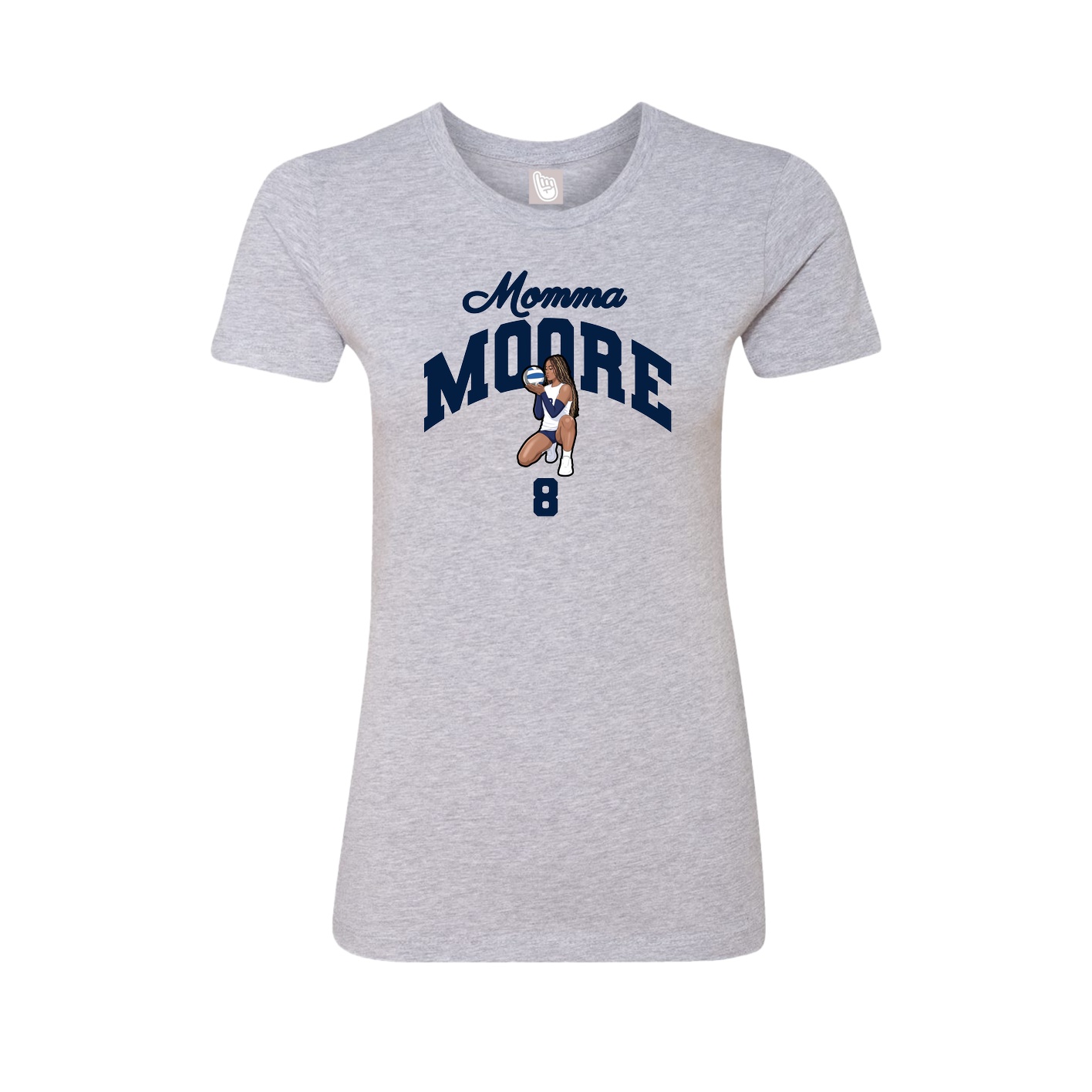 Womens Tee — Mothers Day Arch in Grey