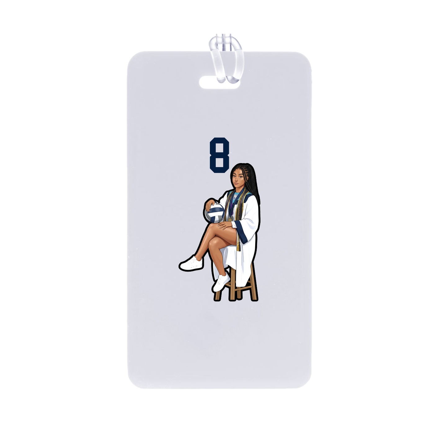 Bag Tag — Number Top in Classic