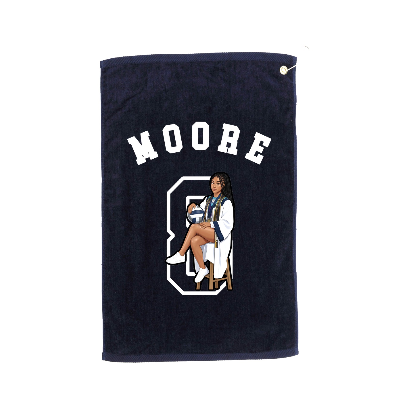 Golf Towel — Shirsey Arch in Navy