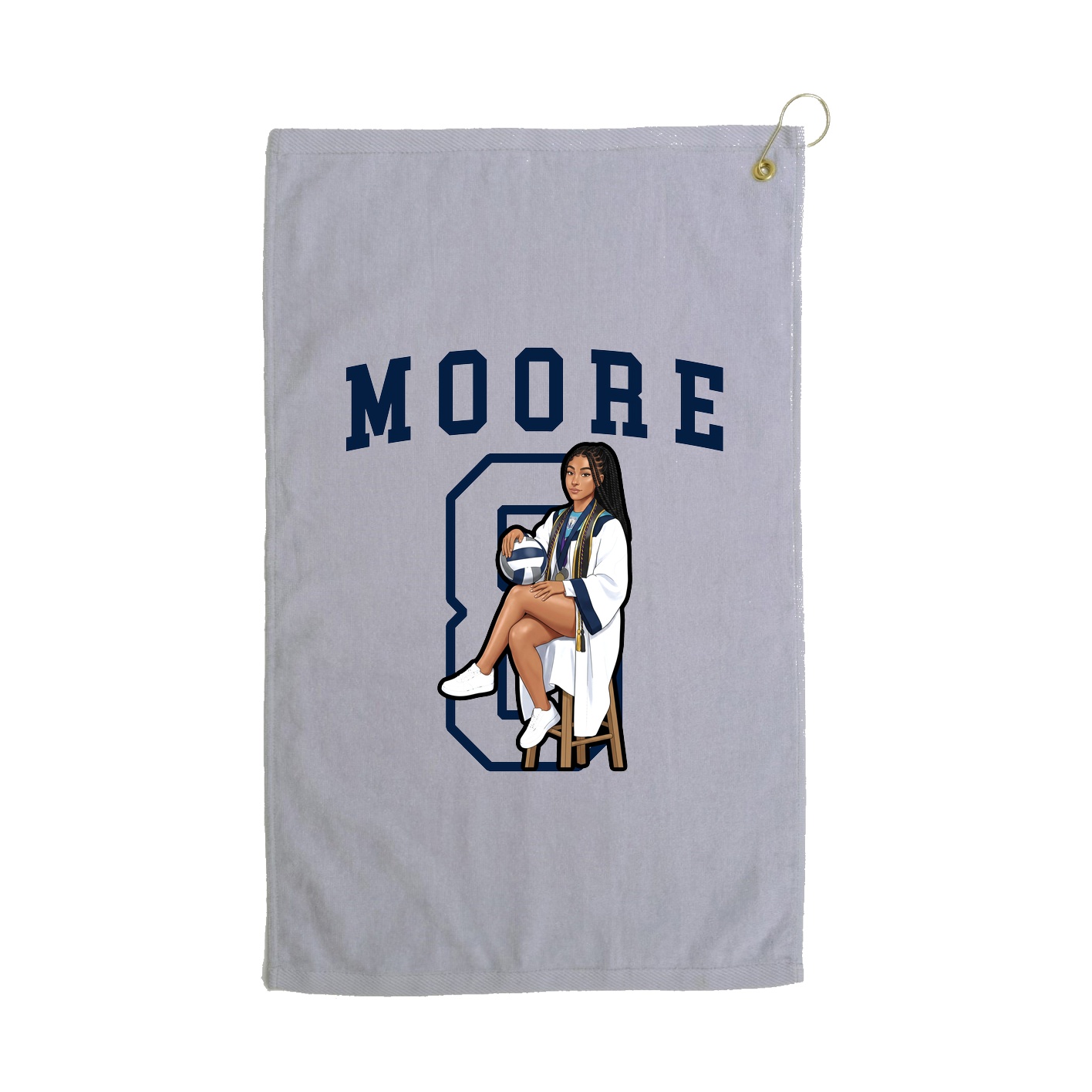 Golf Towel — Shirsey in Grey