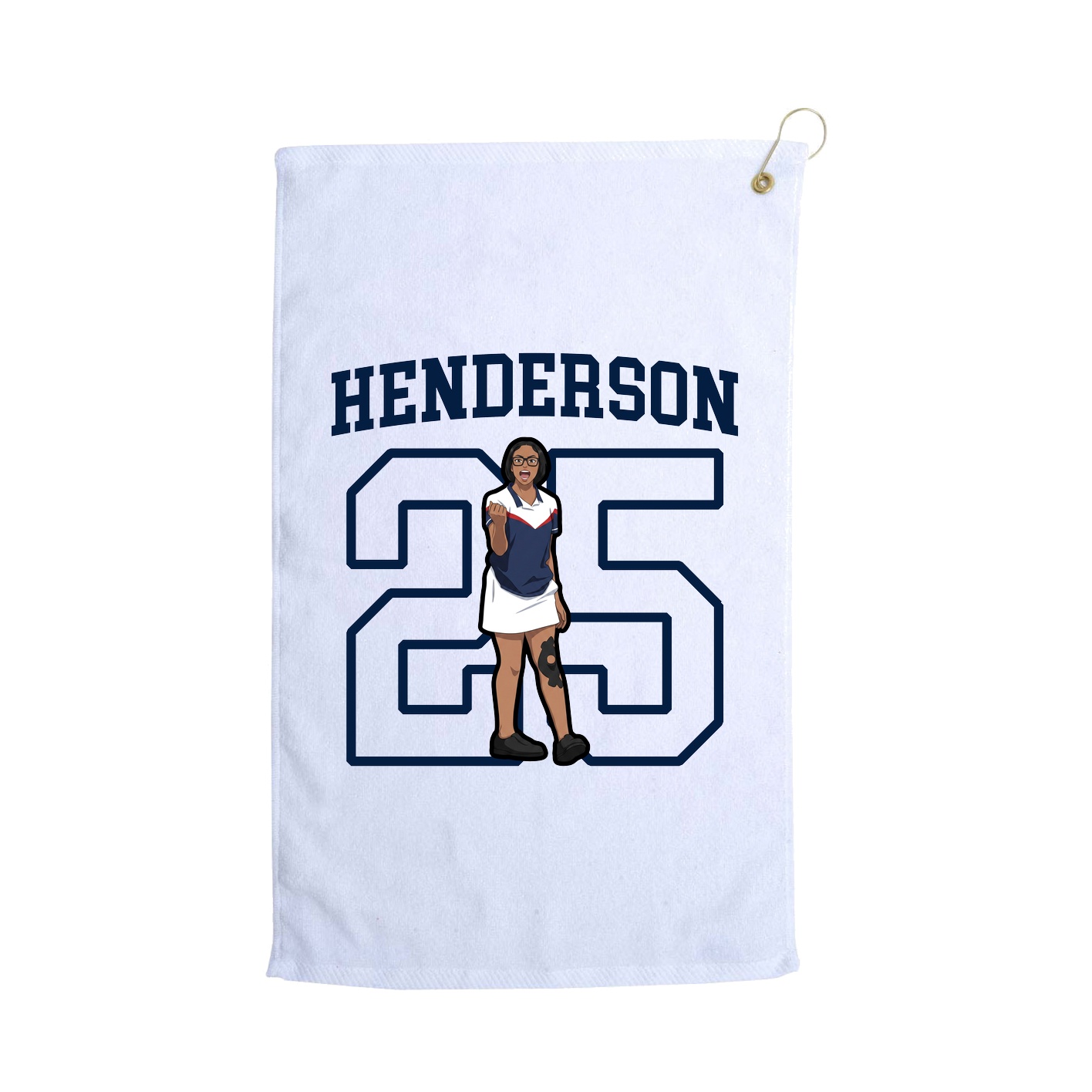 Golf Towel — Shirsey in White
