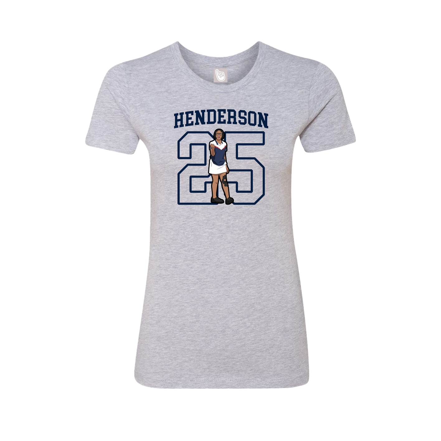 Fitted Women's Tee — Shirsey in Grey