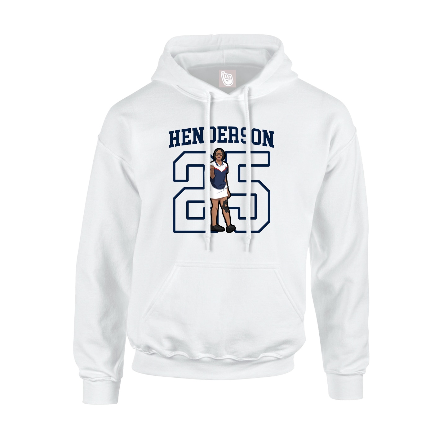 Hoodie — Shirsey in White
