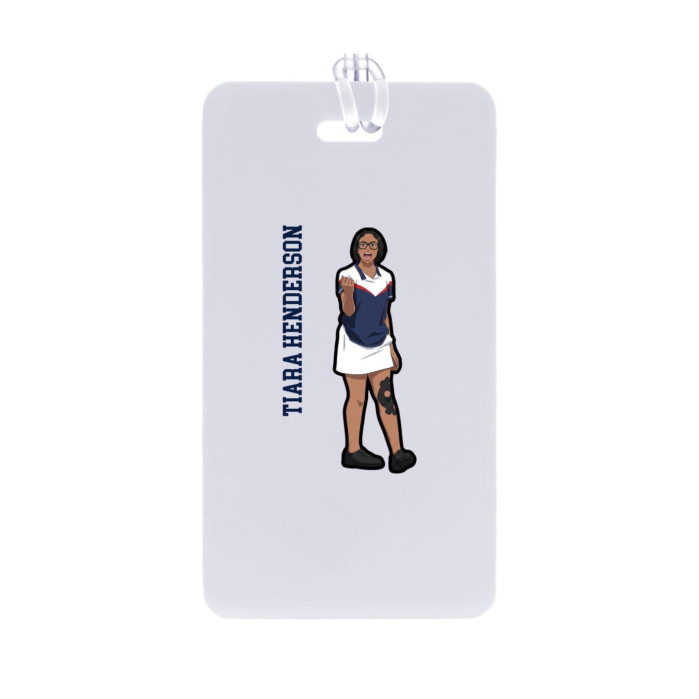 Bag Tag — Name Vertical in Classic