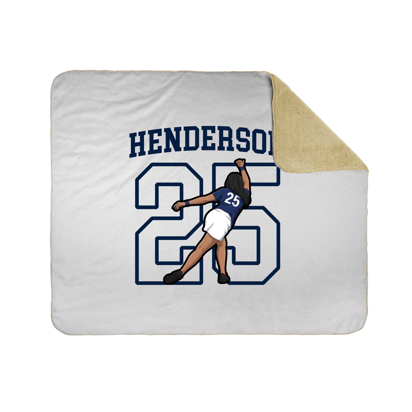Throw Blanket — Shirsey in White