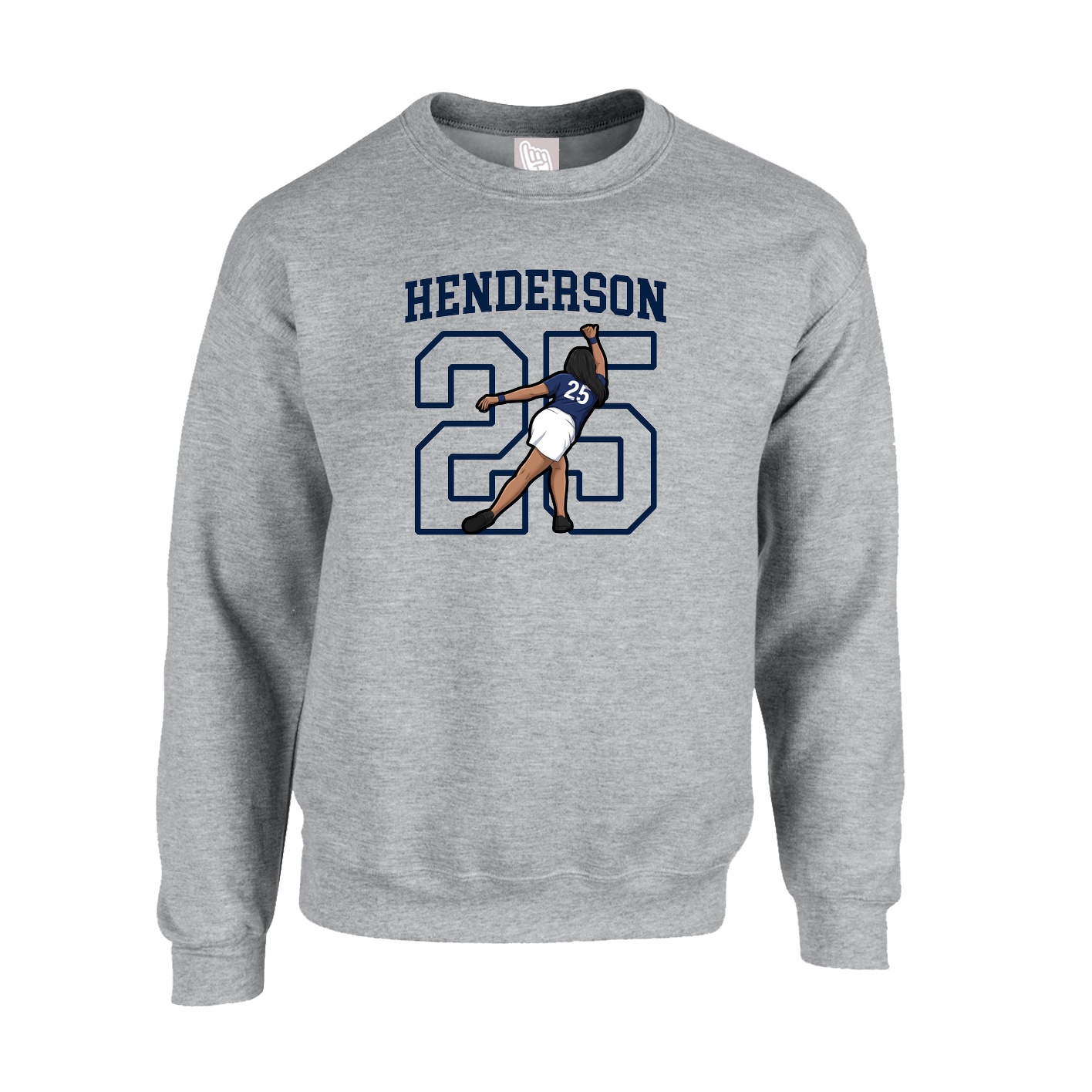 Fleece Crew — Shirsey in Grey