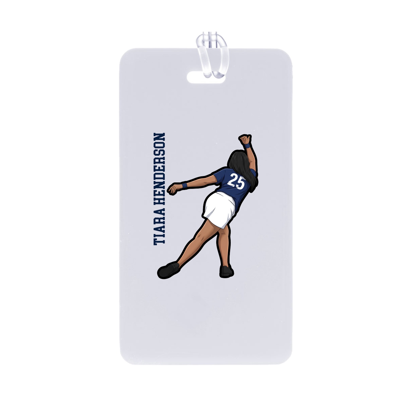 Bag Tag — Name Vertical in Classic