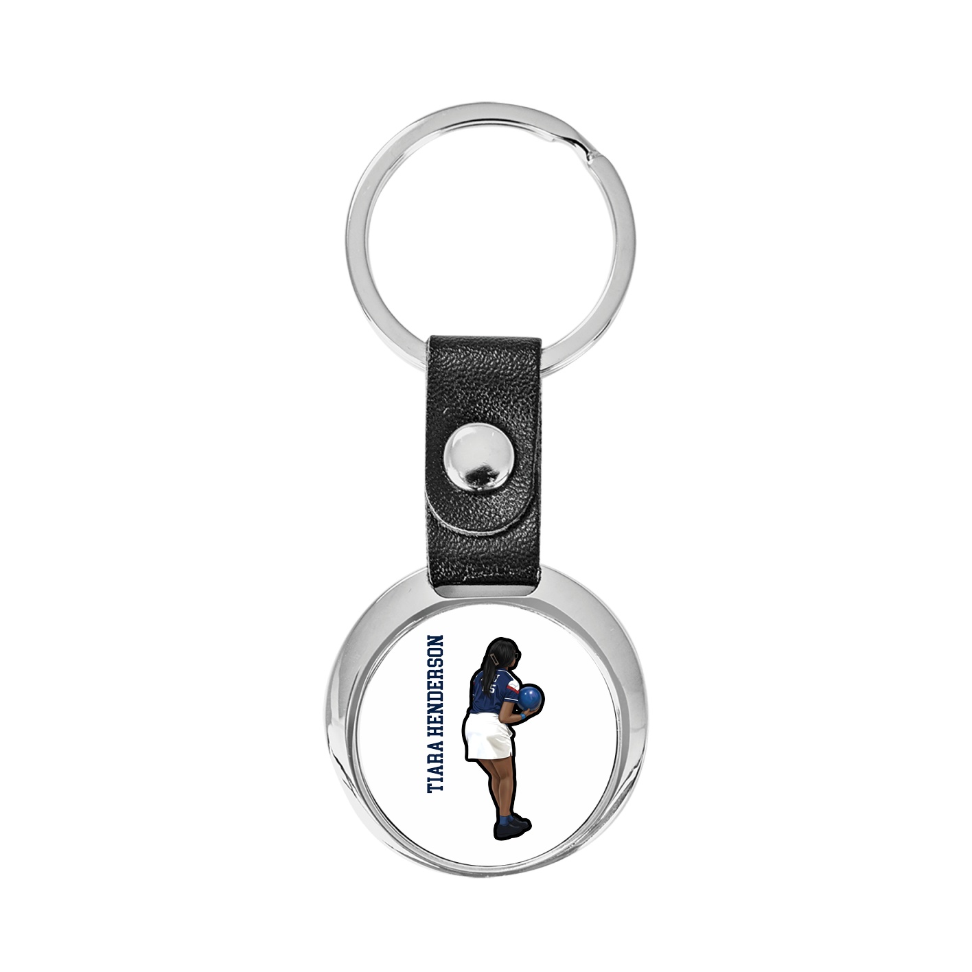 Key Chain — Name Vertical in Classic