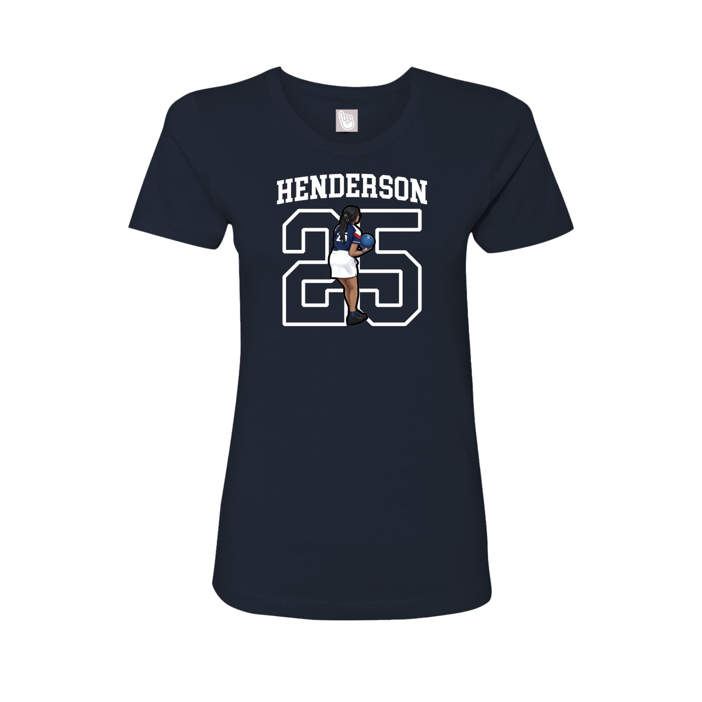 Fitted Women's Tee — Shirsey in Navy