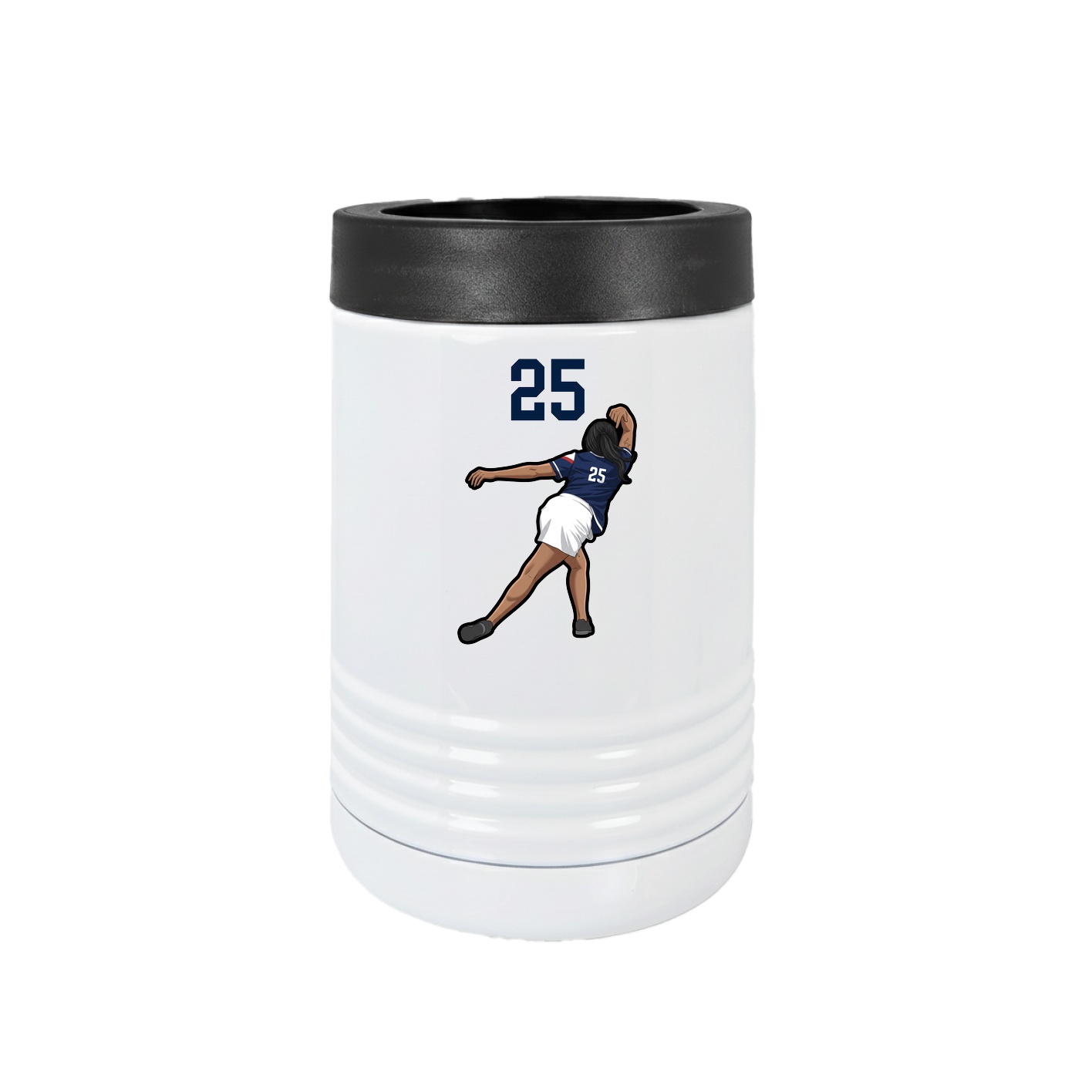 Beverage Holder — Number Top in White