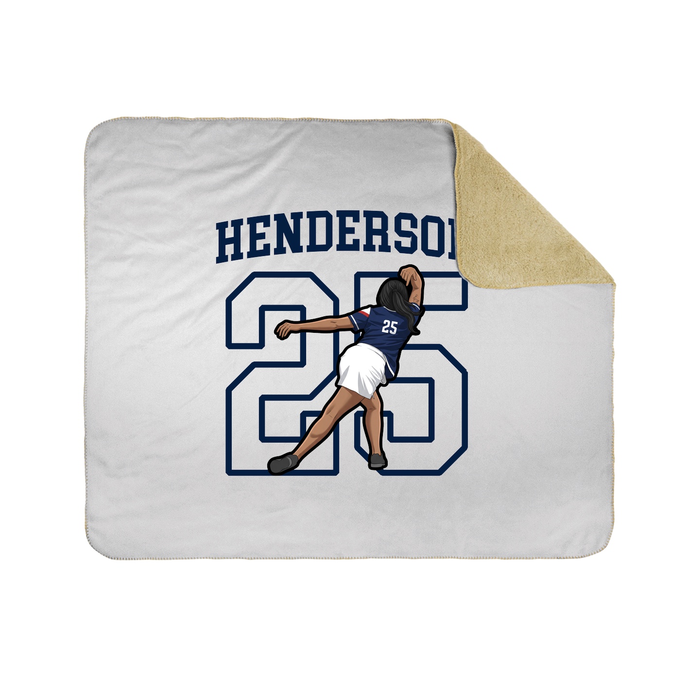 Throw Blanket — Shirsey in White