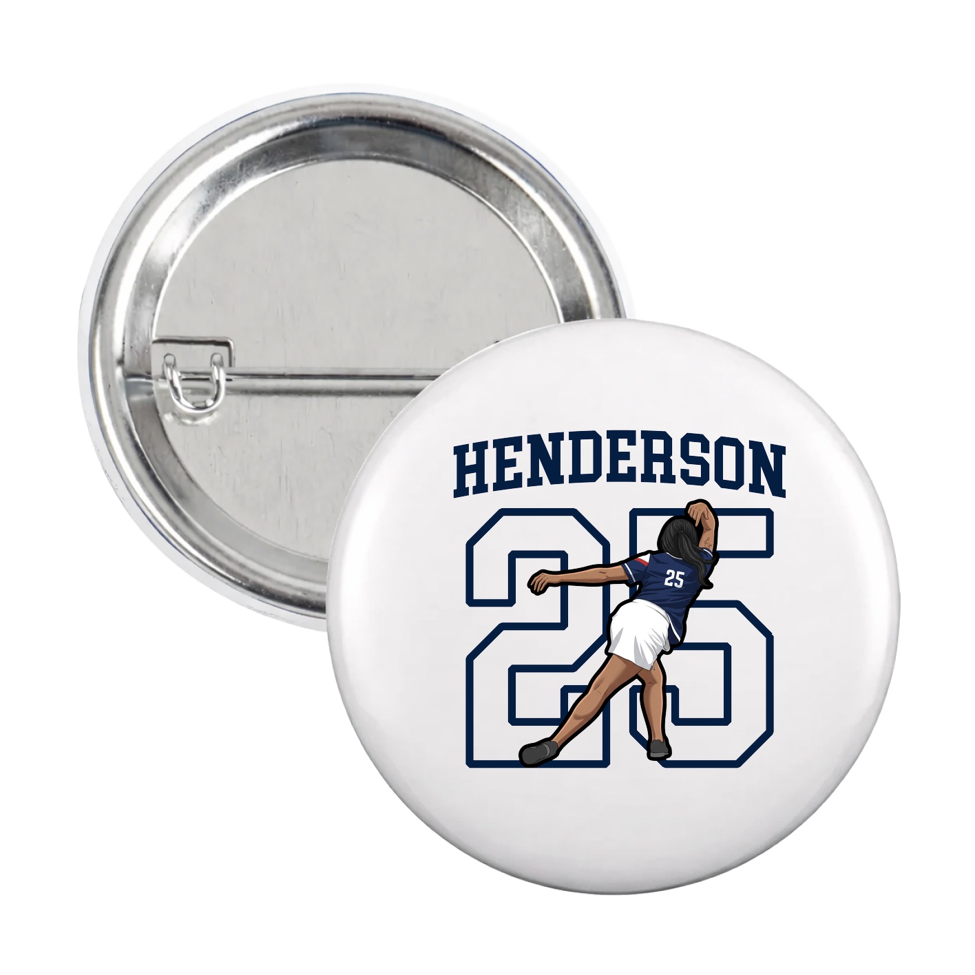 Game Day Button — Shirsey in White