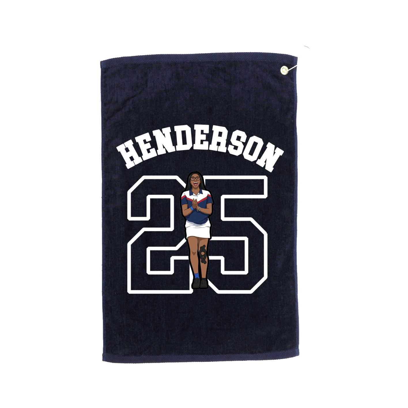 Golf Towel — Shirsey Arch in Navy