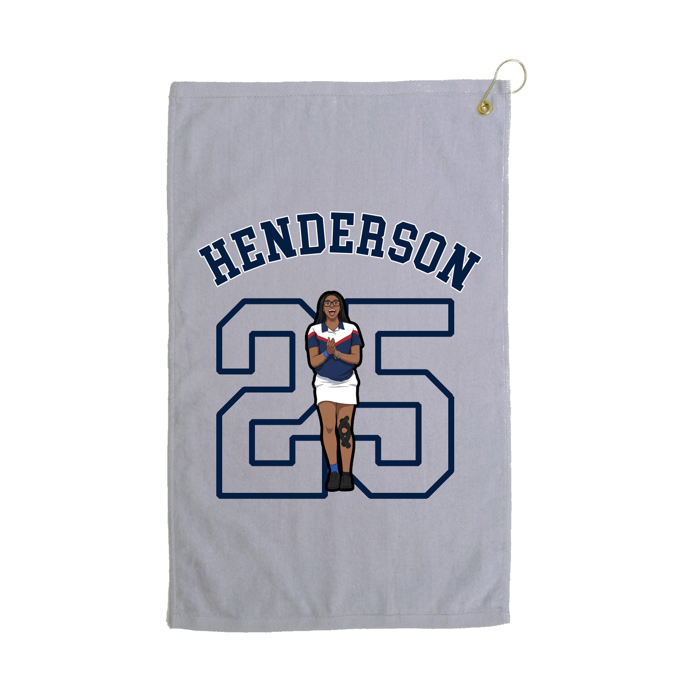 Golf Towel — Shirsey Arch in Grey