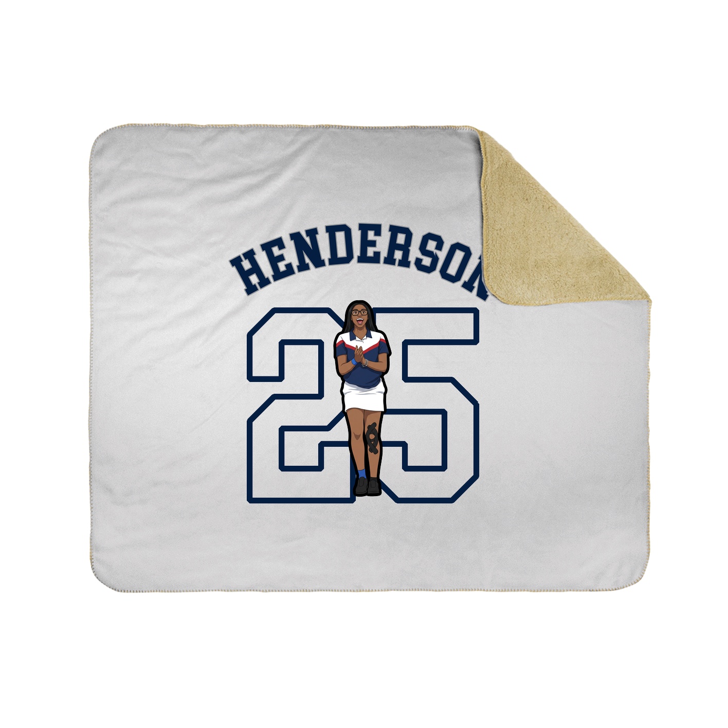 Throw Blanket — Shirsey Arch in White