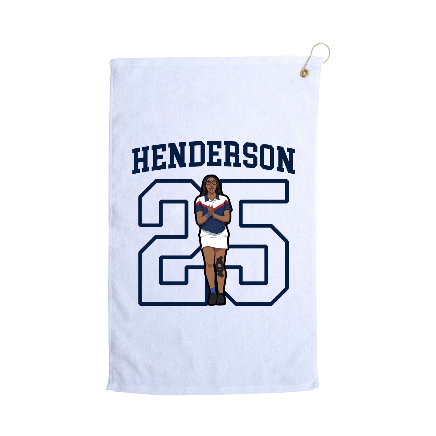 Golf Towel — Shirsey in White