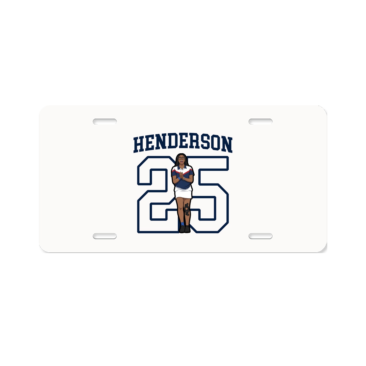 License Plate — Shirsey in Classic