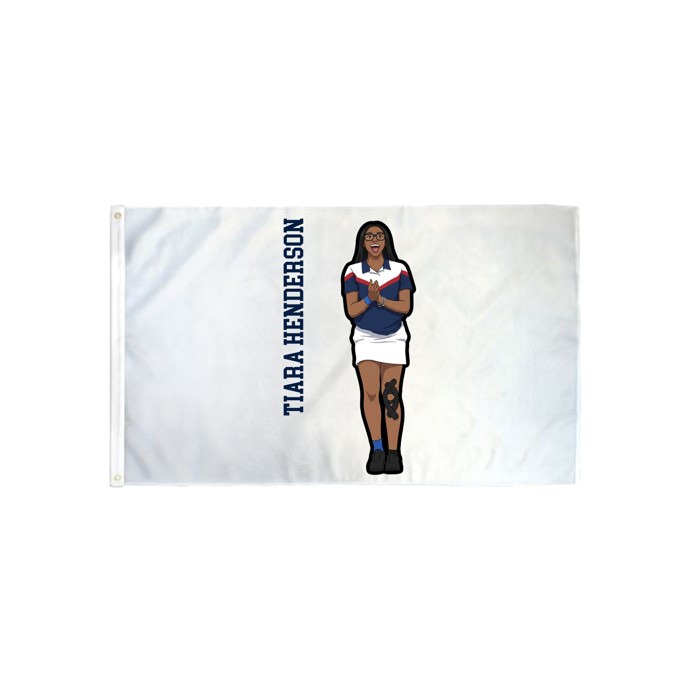 3x5 Flag — Name Vertical in Classic