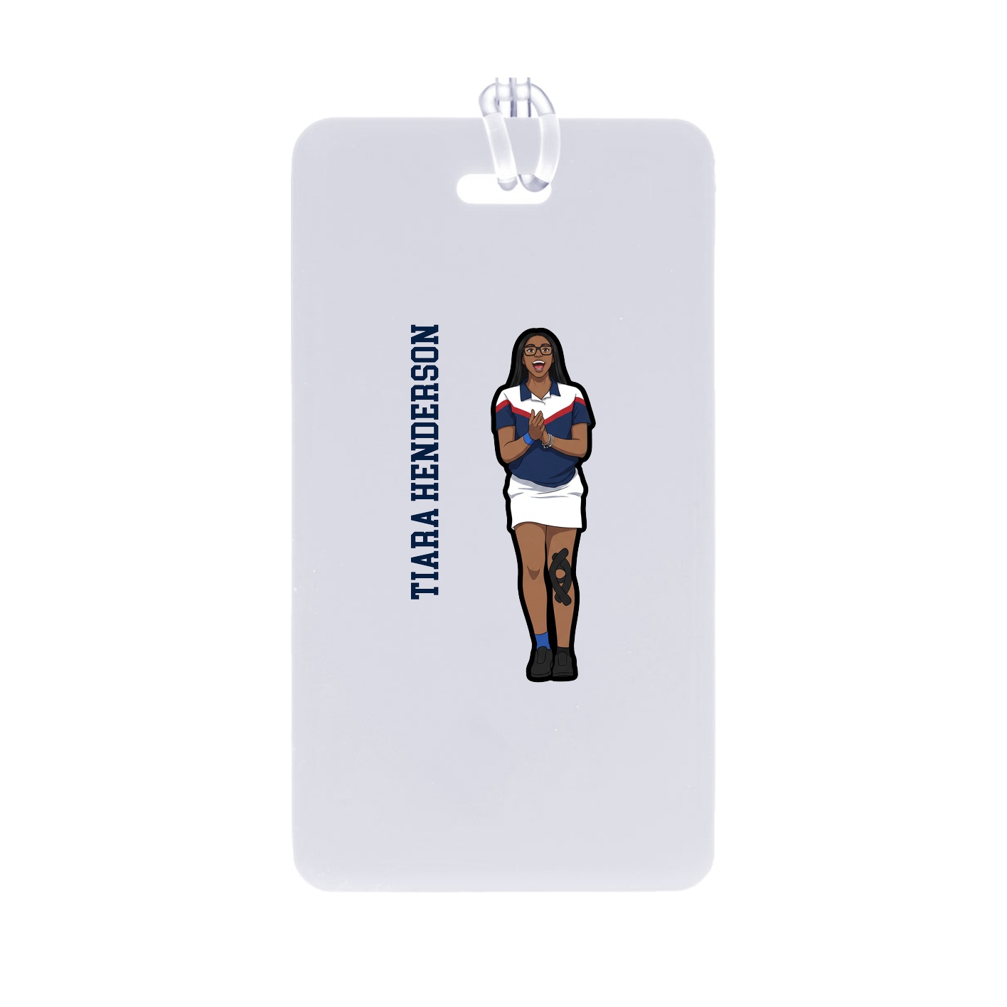 Bag Tag — Name Vertical in Classic