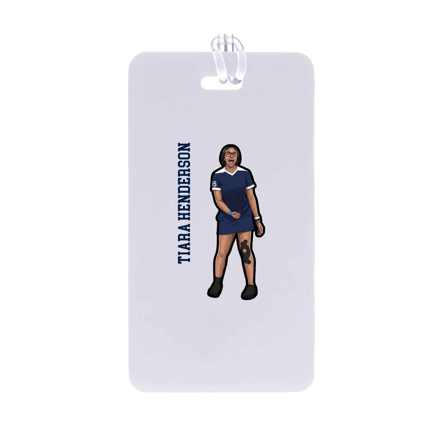 Bag Tag — Name Vertical in Classic