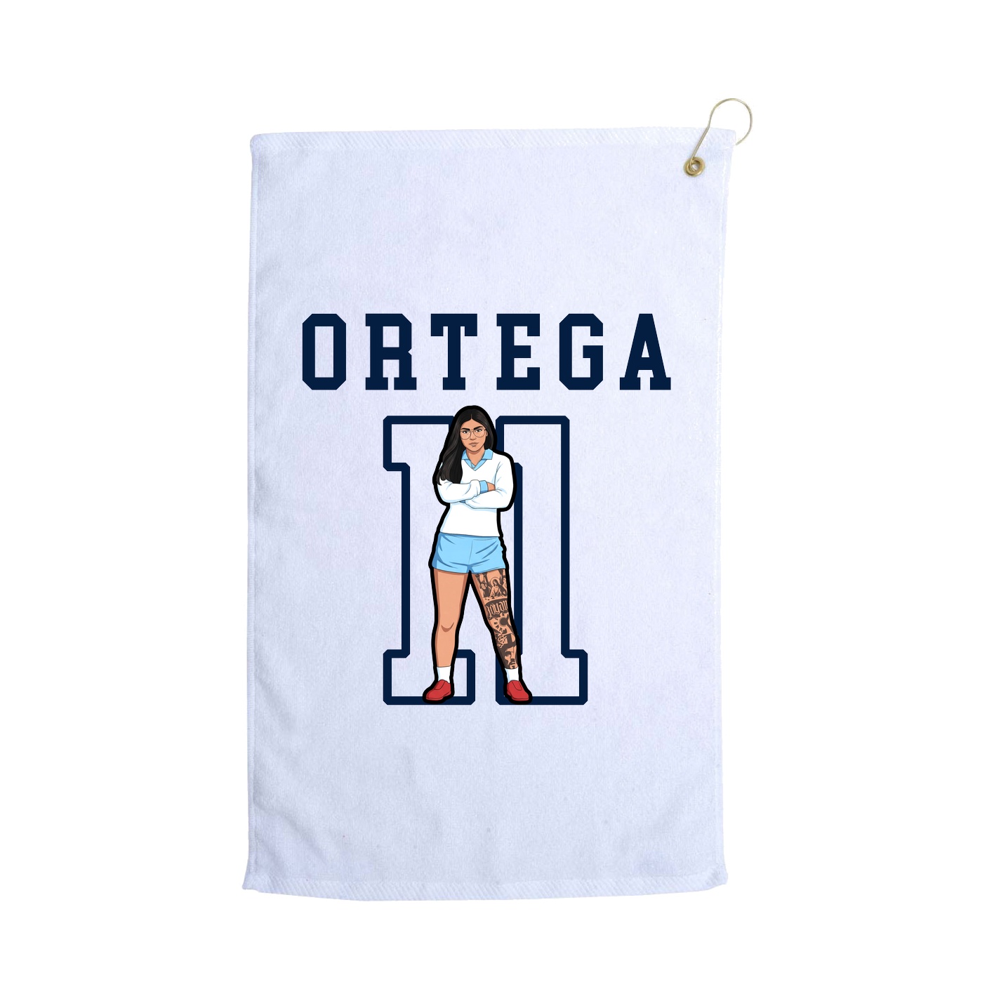 Golf Towel — Shirsey in White