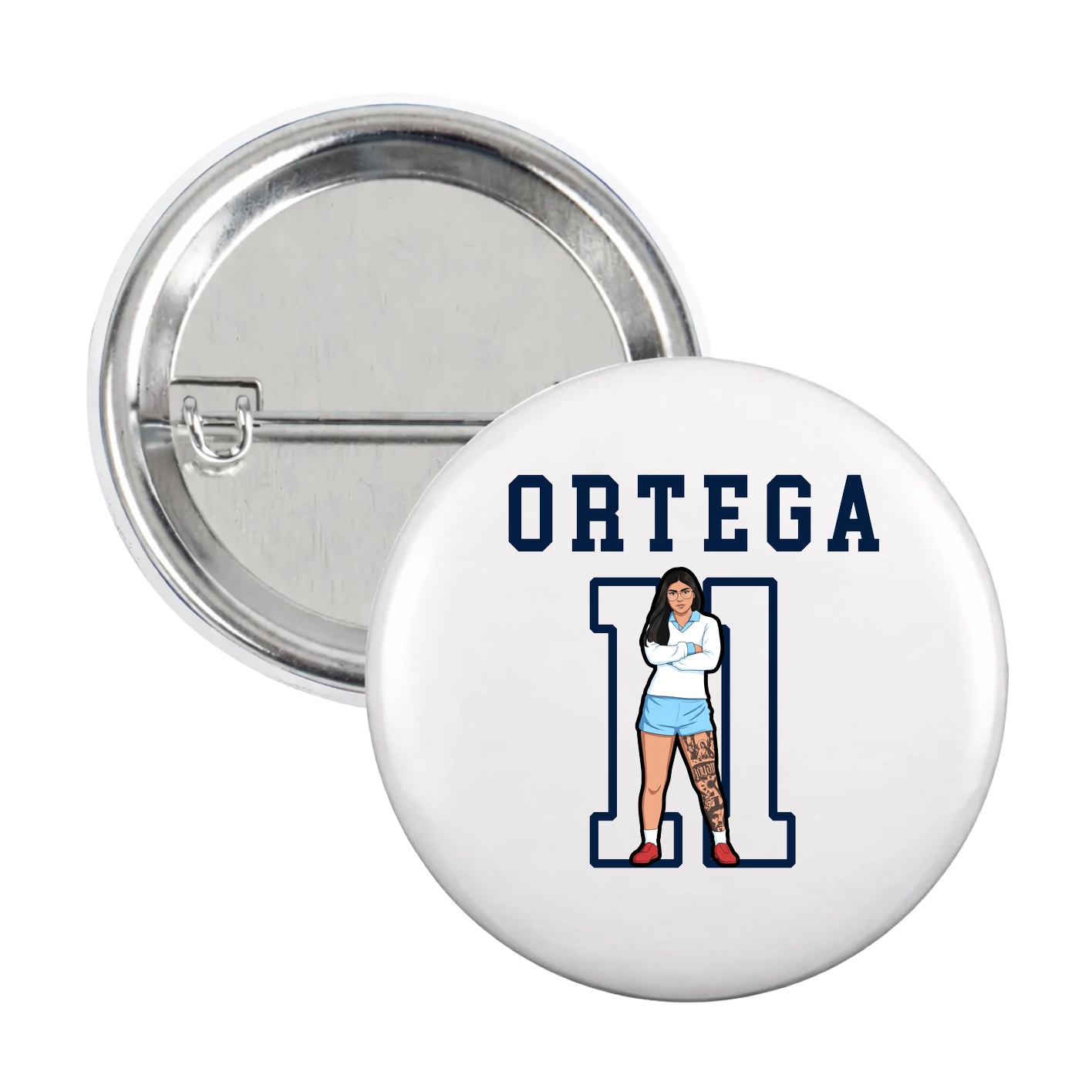 Game Day Button — Shirsey in White