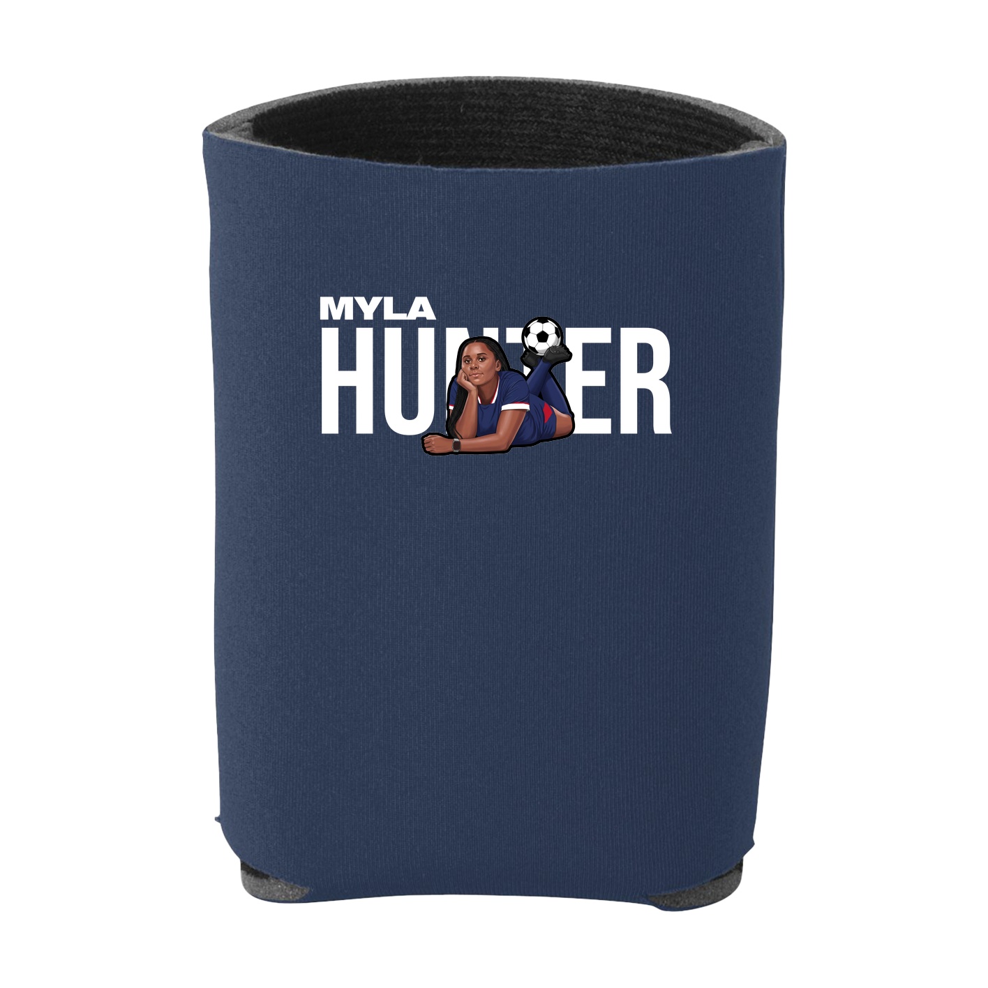 Can Holder — Player Name in Navy