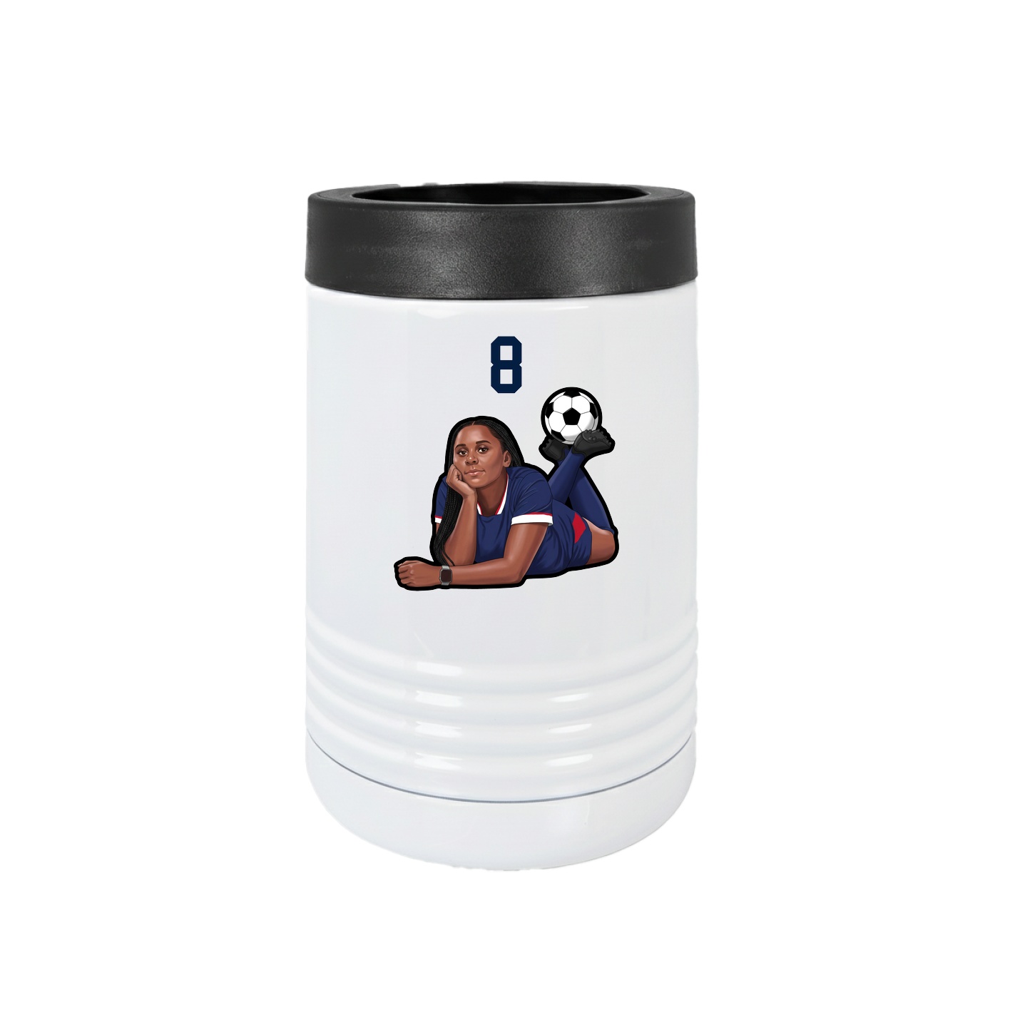 Beverage Holder — Number Top in White