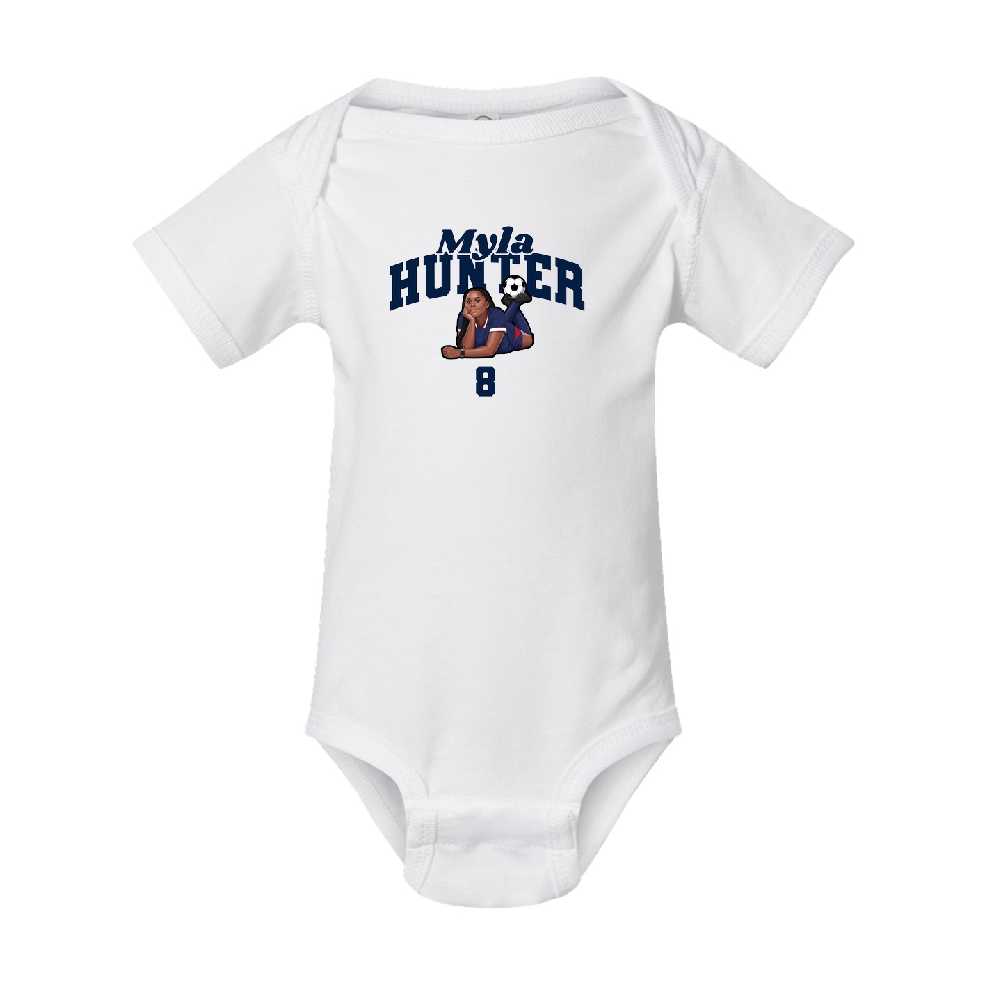 Baby Onesie — Signature Arch in White