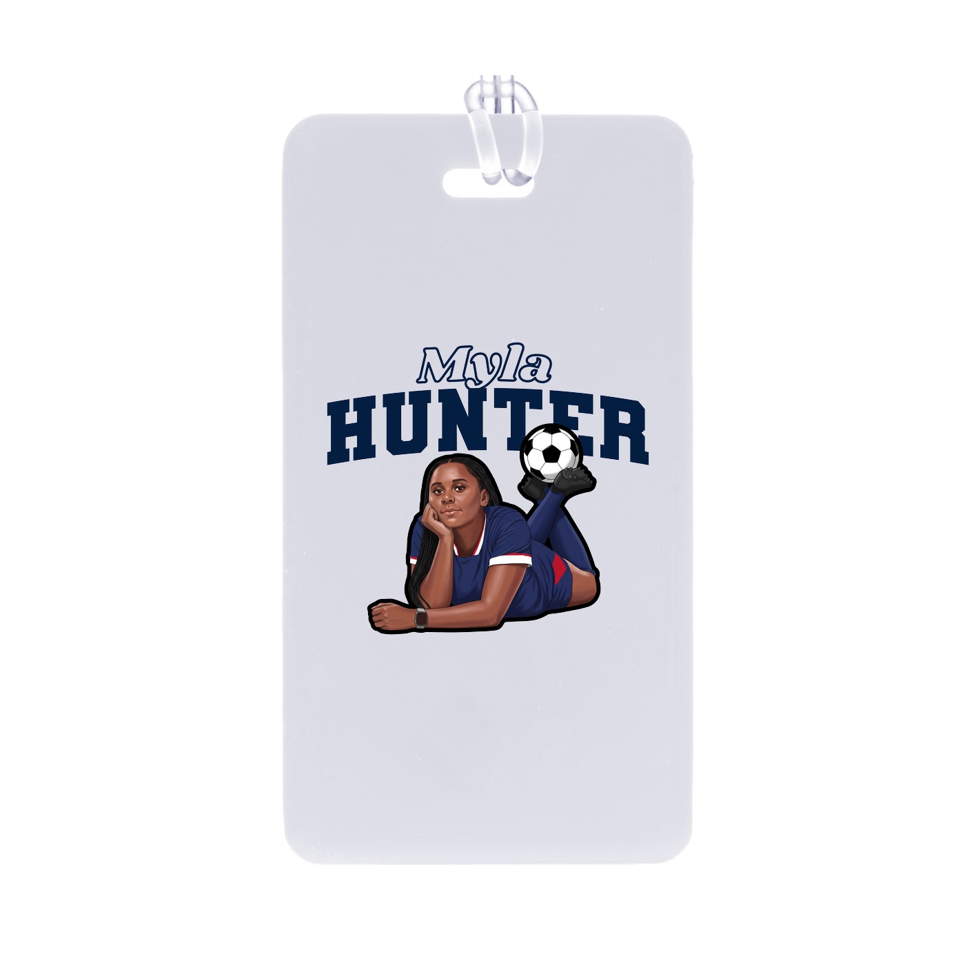 Bag Tag — Name Arch in Classic