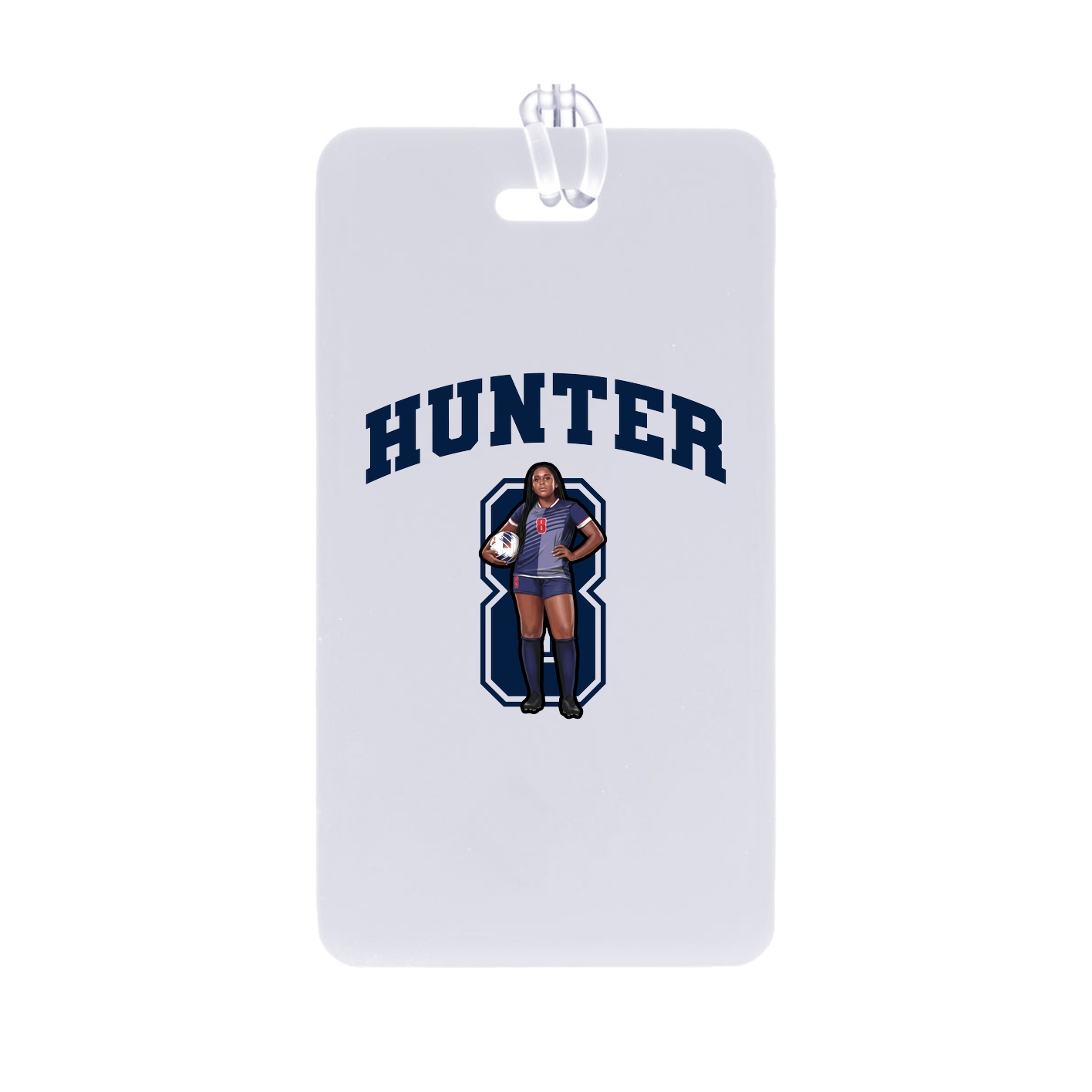 Bag Tag — Number in Classic