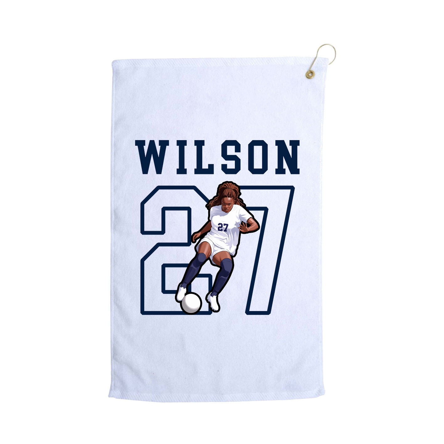 Golf Towel — Shirsey in White