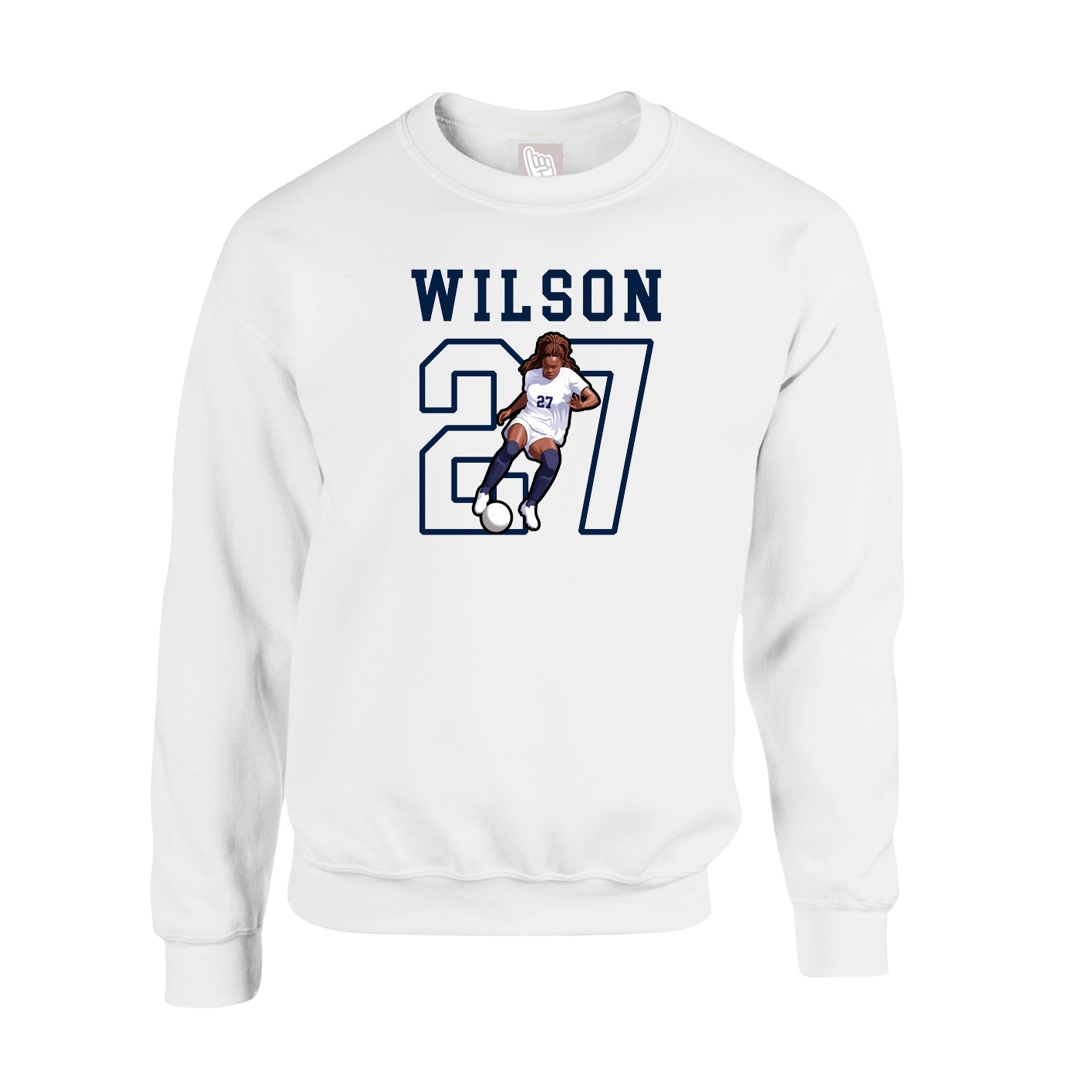 Fleece Crew — Shirsey in White