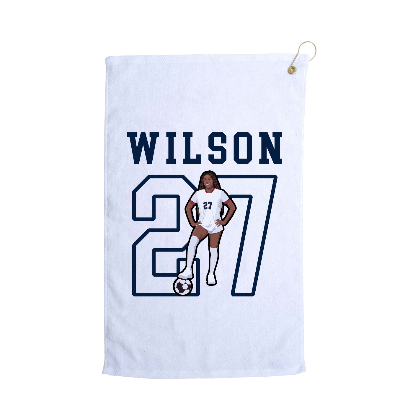 Golf Towel — Shirsey in White